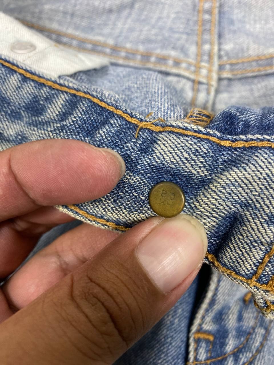 Levi's vintage levis 517 bootcut flare distressed denim nice design Size US 33 - 13 Thumbnail