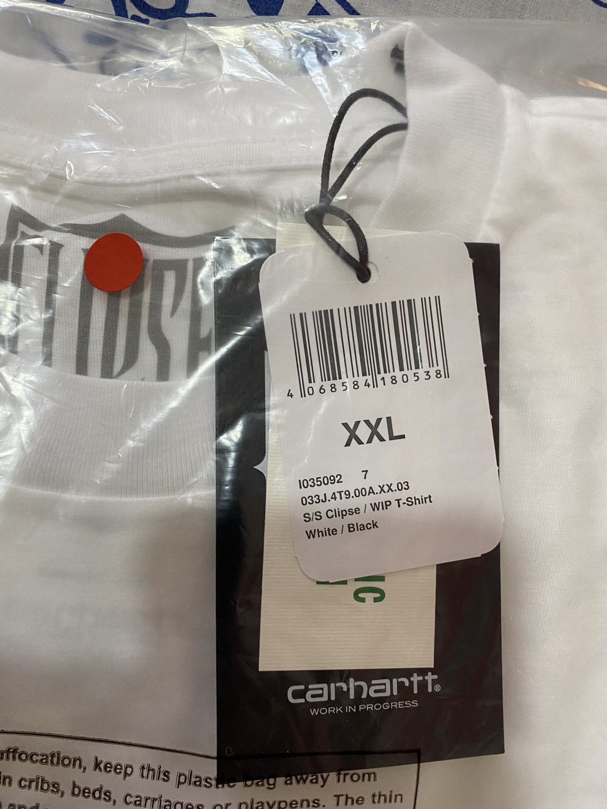 Carhartt Wip T-shirt Carhartt Wip x Clipse size /XXL bianca new Size US XXL / EU 58 / 5 - 13 Thumbnail