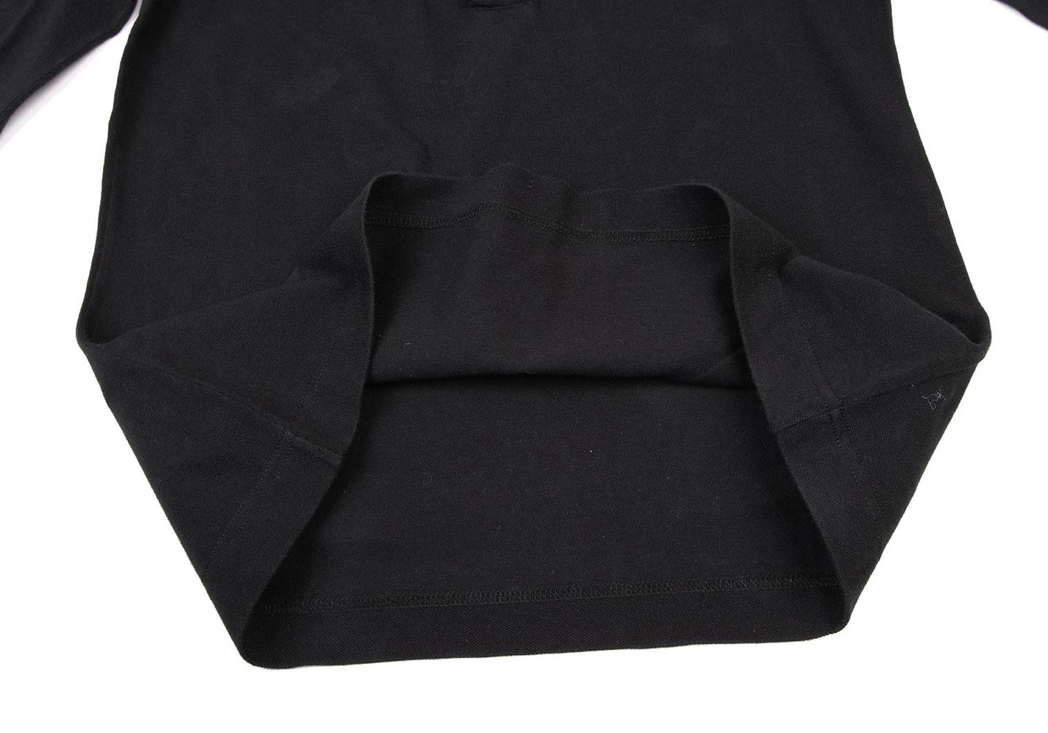 Dolce & Gabbana Cotton Collar Contrast Logo Plate Polo Shirt Black 44 Size US S / EU 44-46 / 1 - 12 Thumbnail