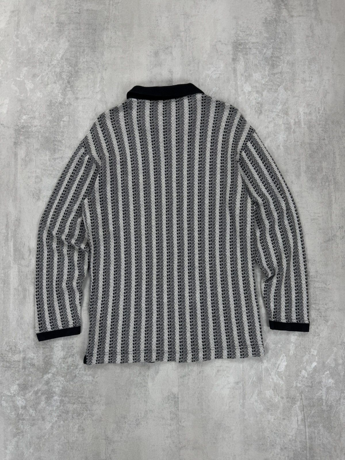 Hang Ten HANG TEN Polo Long Sleeve Knit Vintage Sweater Mens Size US L / EU 52-54 / 3 - 2 Thumbnail