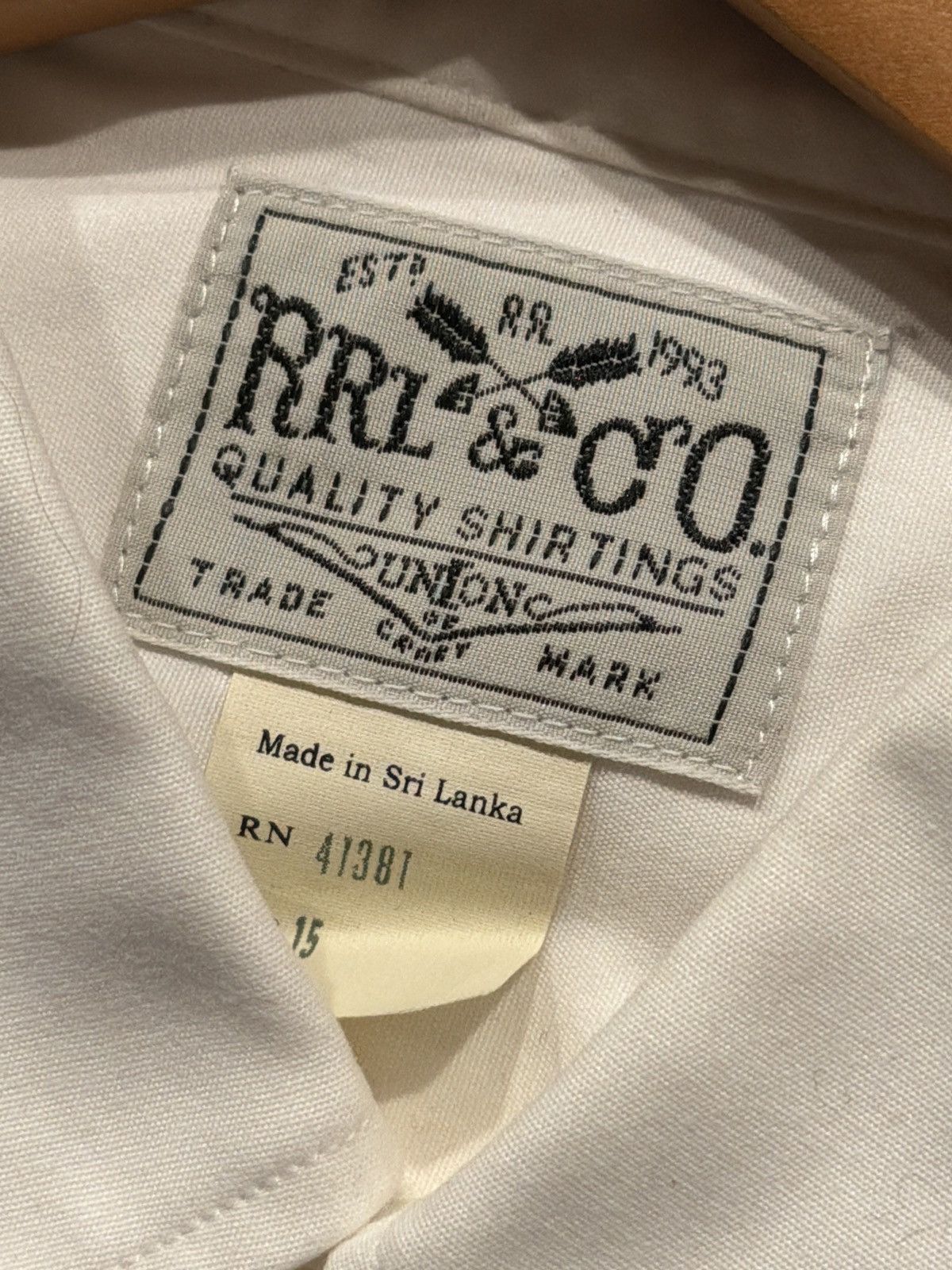 RRL Ralph Lauren RRL tux shirt Size 40R - 5 Thumbnail