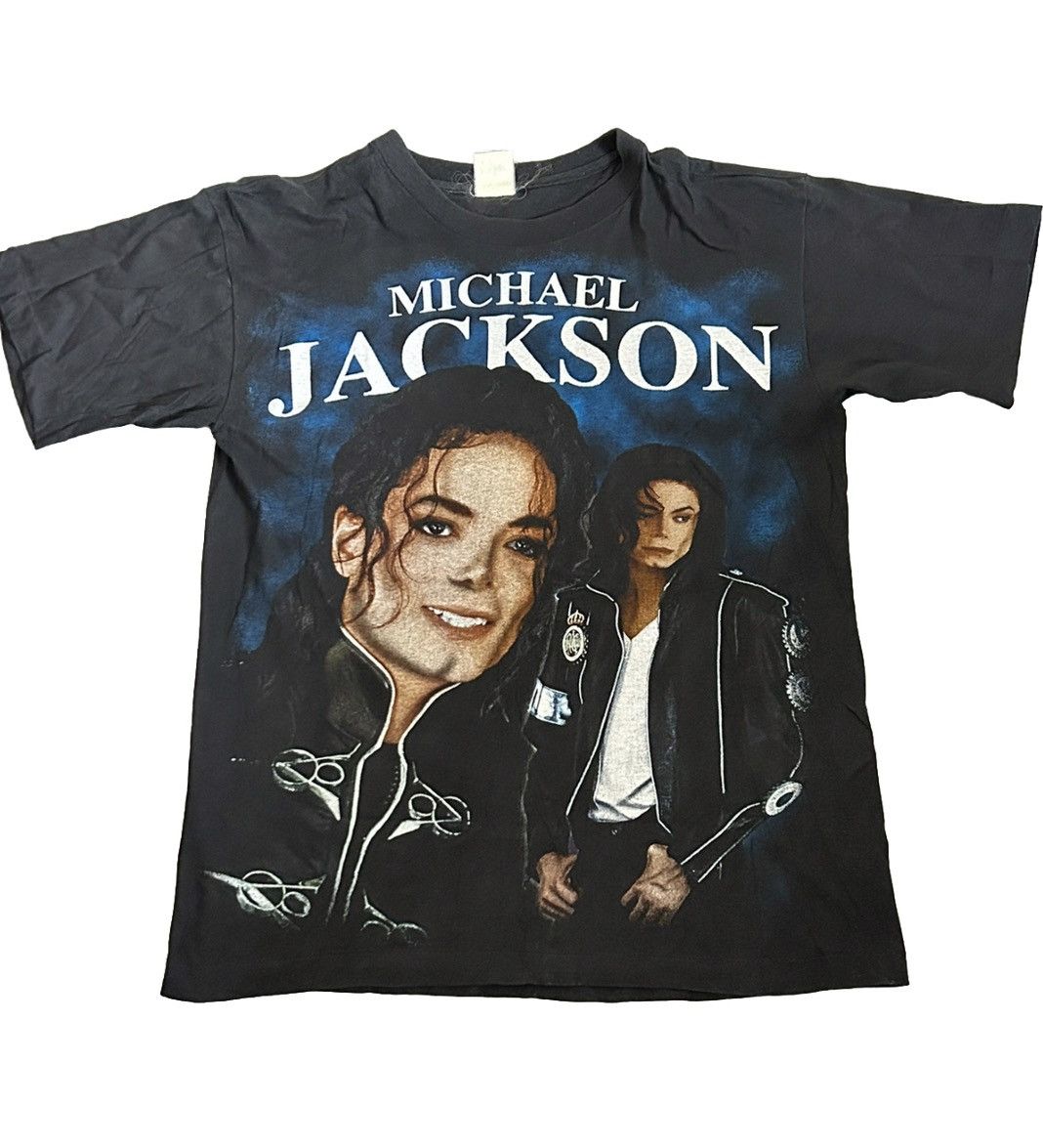 T-shirt Vintage Michael Jackson - Style Rétro Graphique - Uni Homme/femme - Coton épais