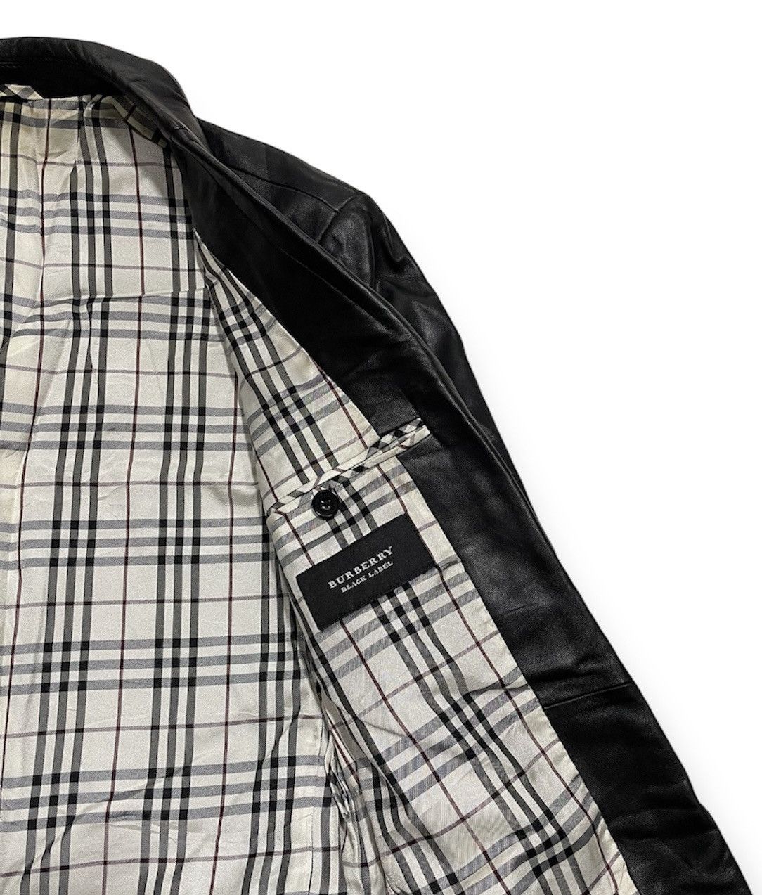 Burberry Burberry sheepskin Nova Check tailored jacket Size US S / EU 44-46 / 1 - 8 Thumbnail