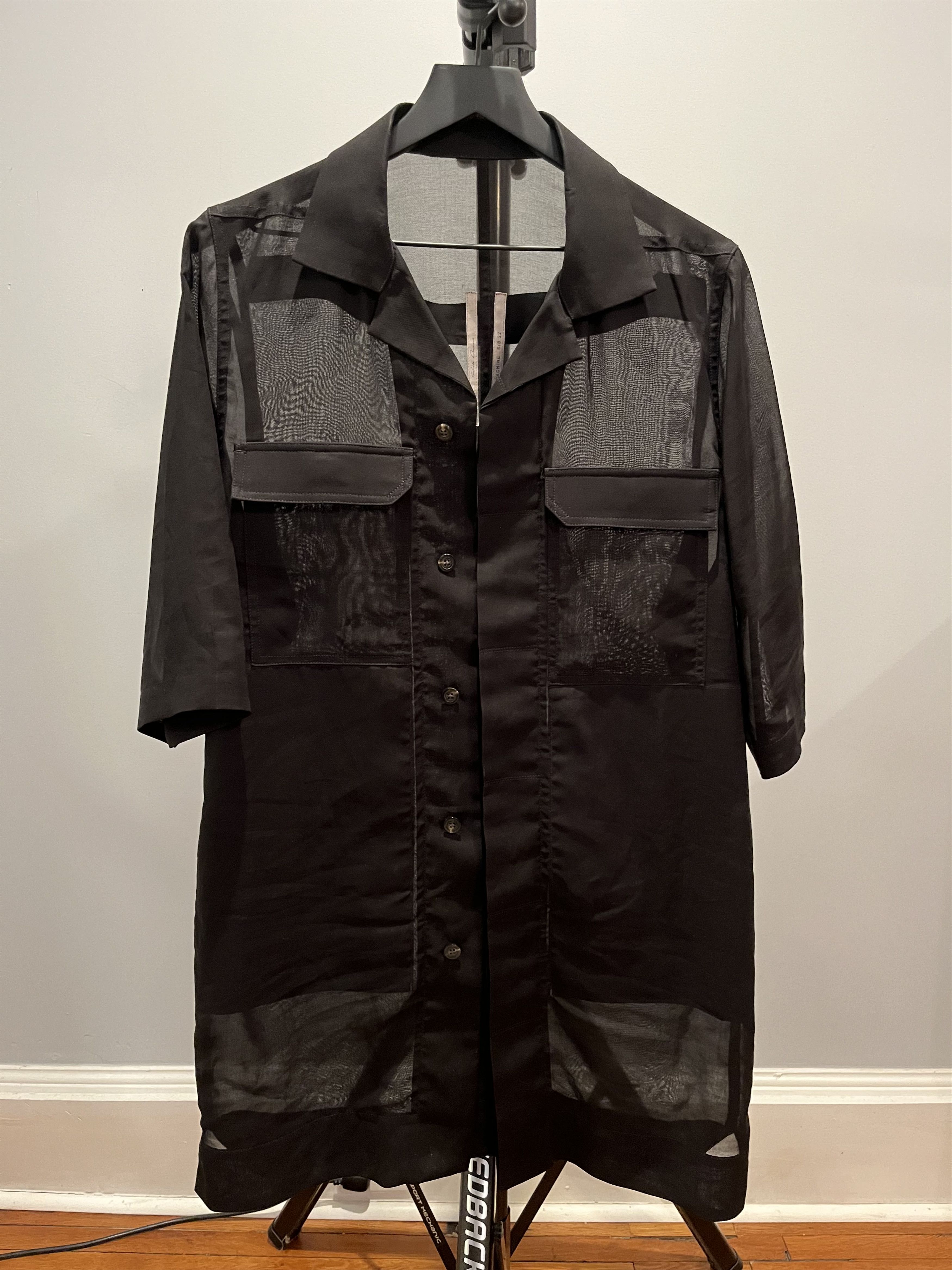 Rick Owens Rick Owens Organza Magnum Shirt FOGACHINE SS22 | Grailed