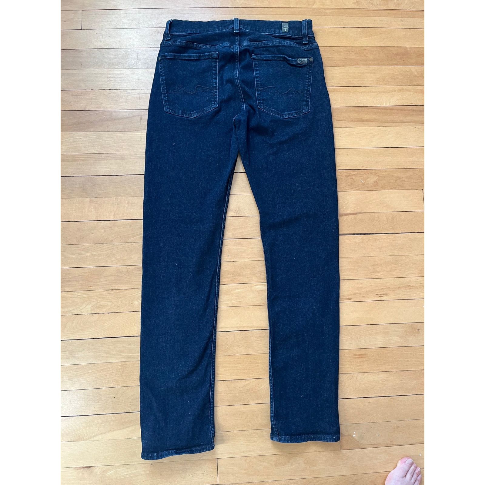 7 For All Mankind 7 For All Mankind Slimmy Key Slim Straight Leg Jeans Mens Size US 31 - 4 Thumbnail