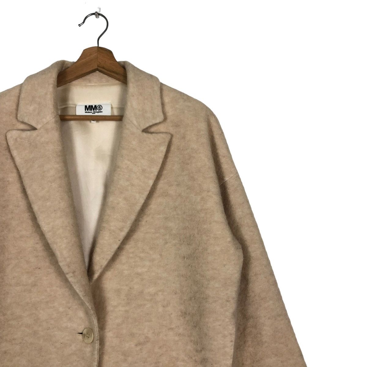 Maison Margiela 🔥MM6 A/W 2016 Mohair Wool Double Breast Jacket Faux Fur Size M / US 6-8 / IT 42-44 - 8 Thumbnail