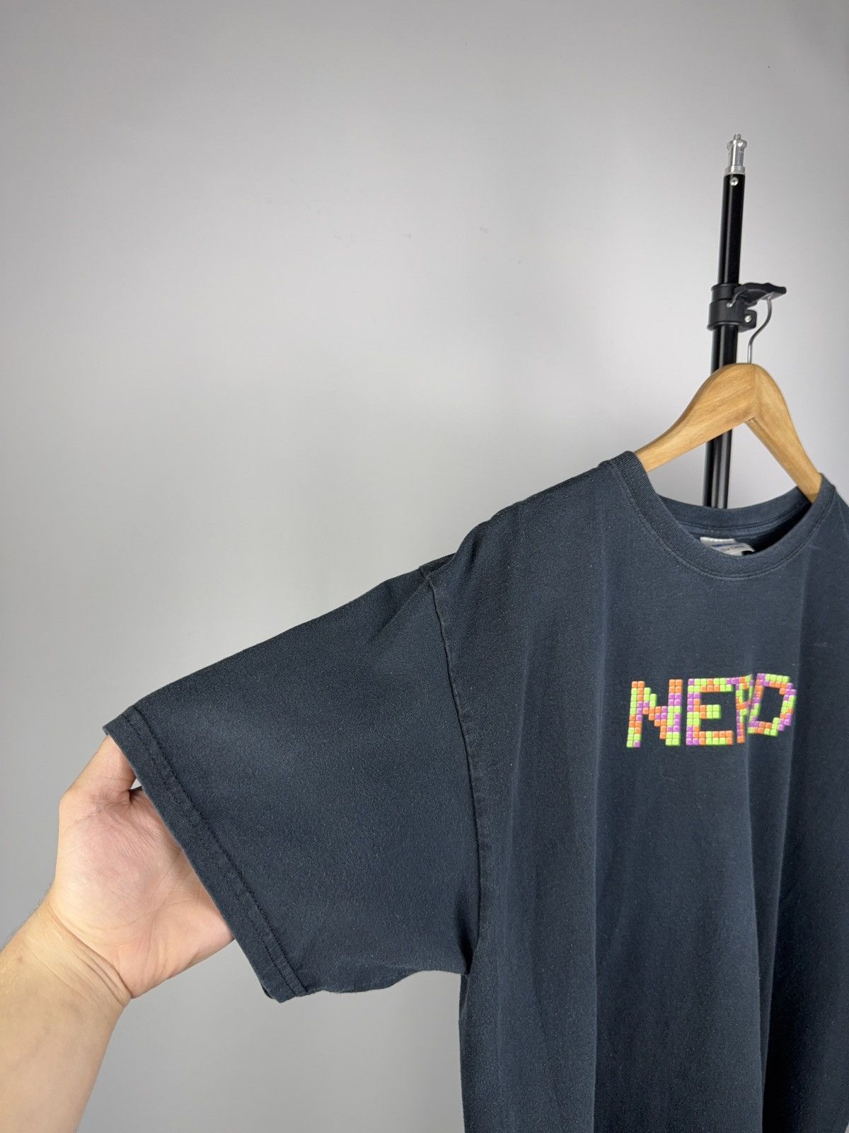 Vintage Vintage Funny NERD Tee | Retro Pixel Style Geek Humor Shirt Size US XL / EU 56 / 4 - 4 Thumbnail