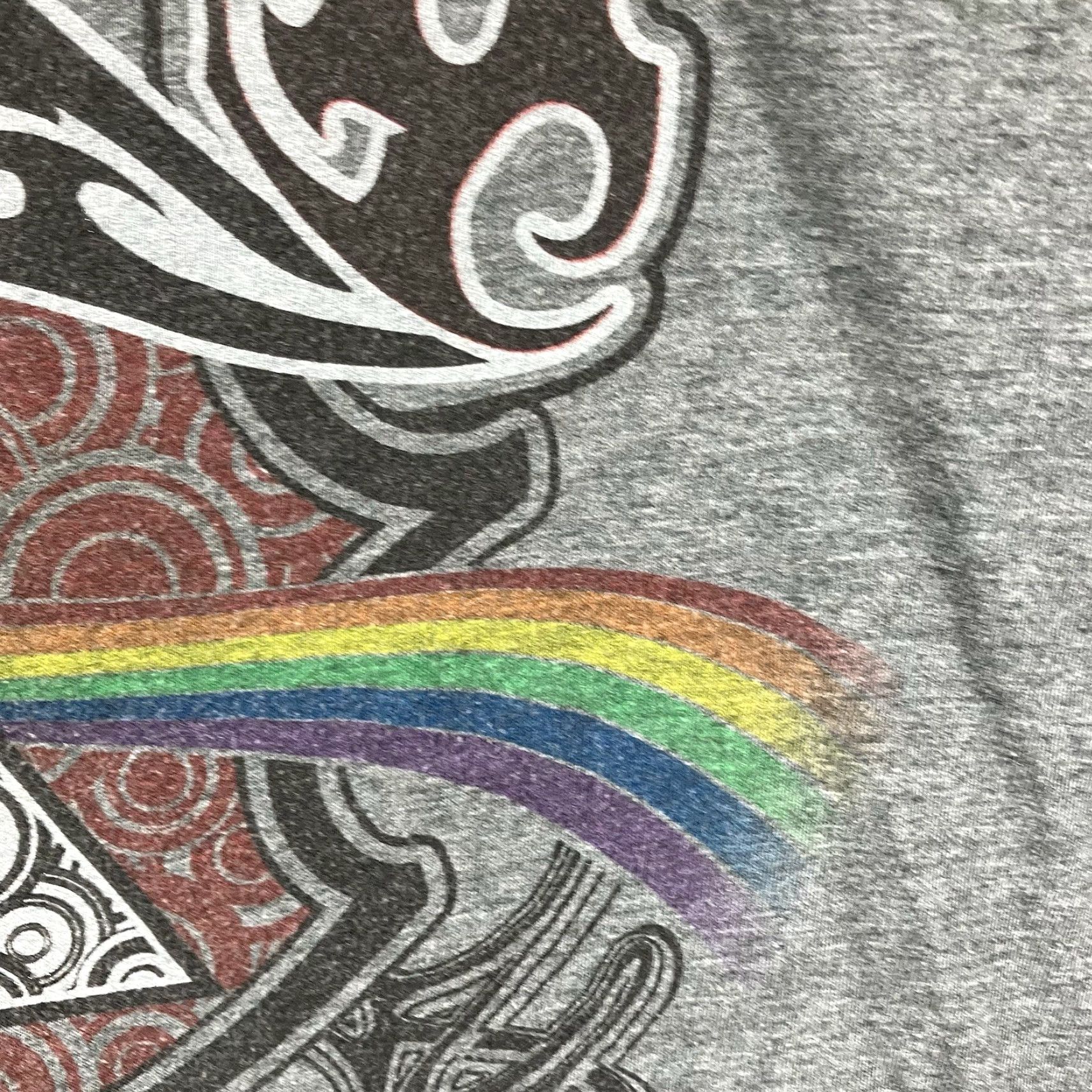 Liquid Blue Liquid Blue Pink Floyd T Shirt XL Gray Dark Side Of The Moon Graphic Crew Neck Short Sleeve Pullover Breathable Lightweight Women Casual Shirt Size XL / US 12-14 / IT 48-50 - 6 Thumbnail