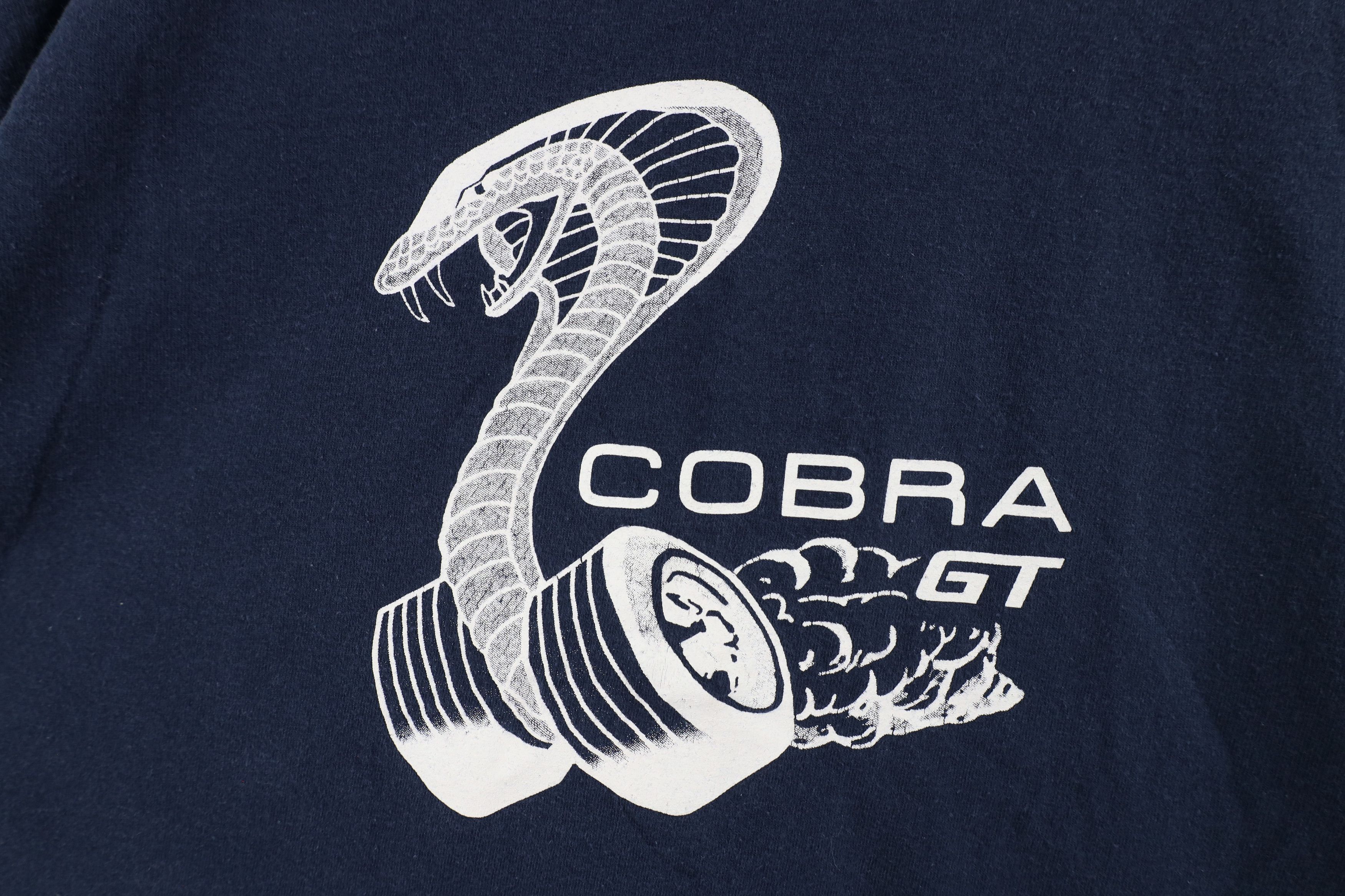 Vintage Vintage Y2K Ford Motor Company Cobra GT T-Shirt Blue Size US XL / EU 56 / 4 - 7 Thumbnail