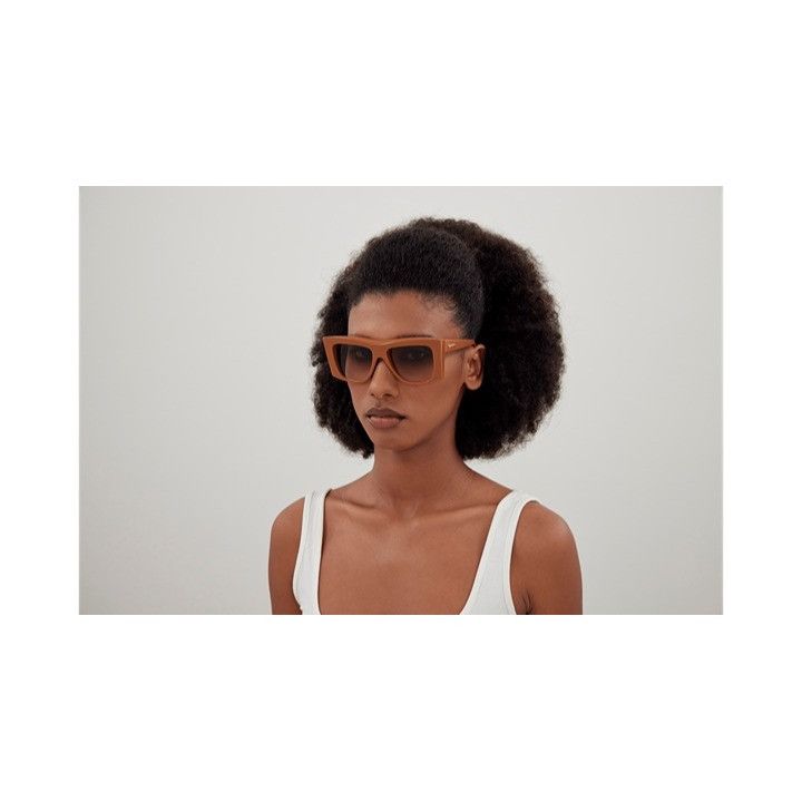 Bottega Veneta Bottega Veneta BV1270S 003 Women Sunglasses Brown Geometric Size ONE SIZE - 2 Thumbnail