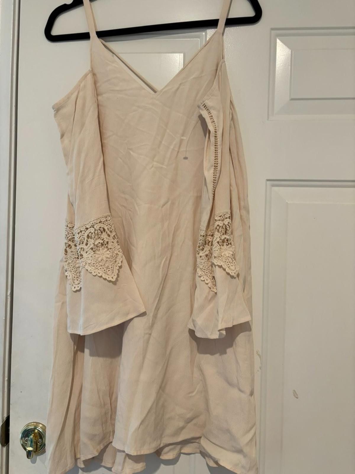 Astrid Andersen Womens sz S cream Aster spring/summer dress #525 Size S / US 4 / IT 40 - 1 Thumbnail