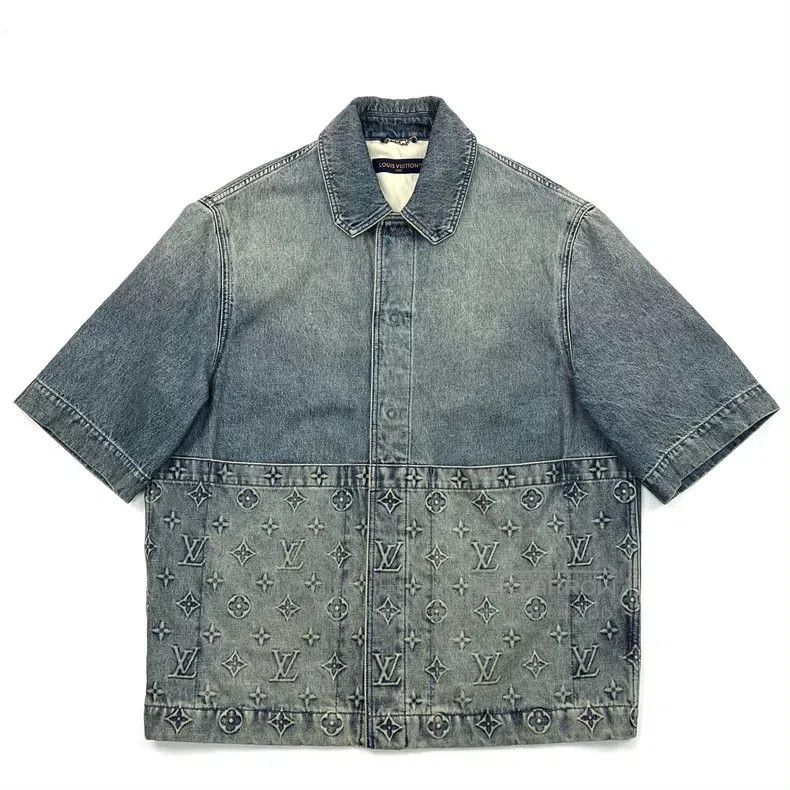 Louis Vuitton Louis Vuitton Washed blue log embossed aged logo single-br Size US L / EU 52-54 / 3 - 1 Thumbnail