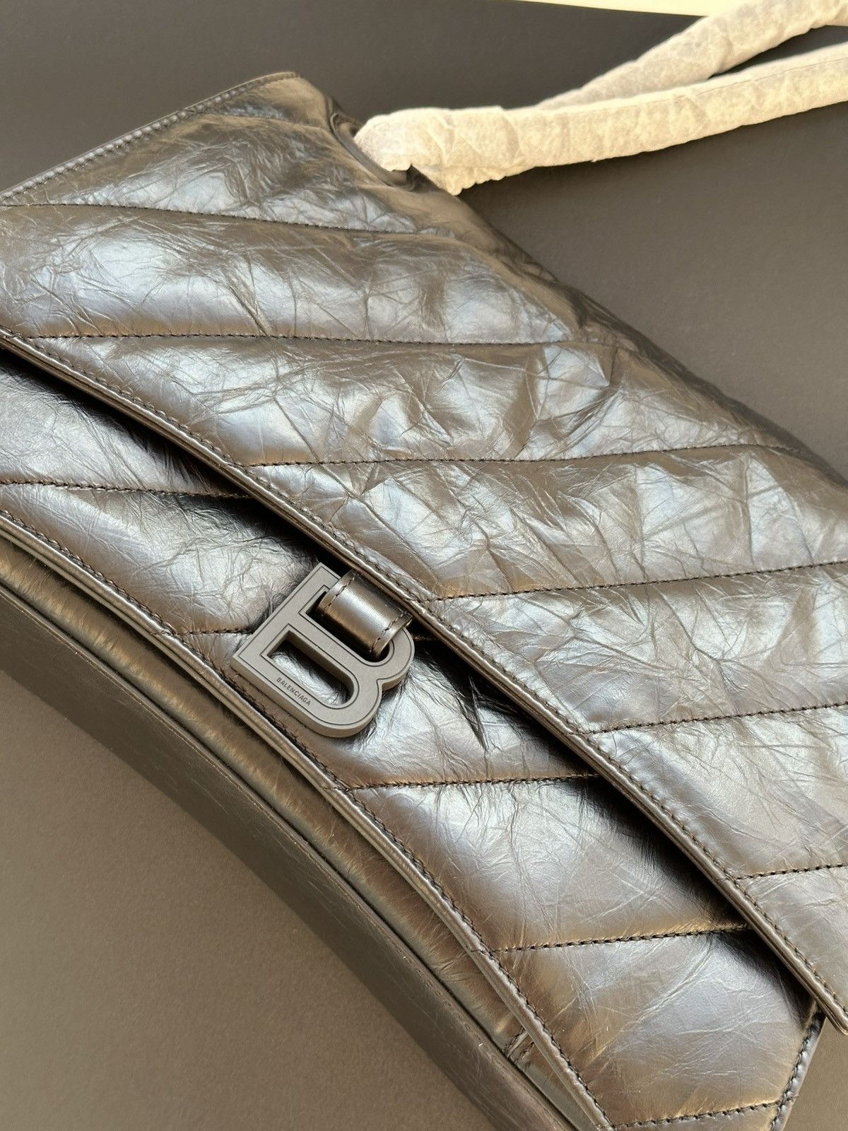 Balenciaga BALENCIAGA Crush Chain Bag Medium Size ONE SIZE - 10 Thumbnail