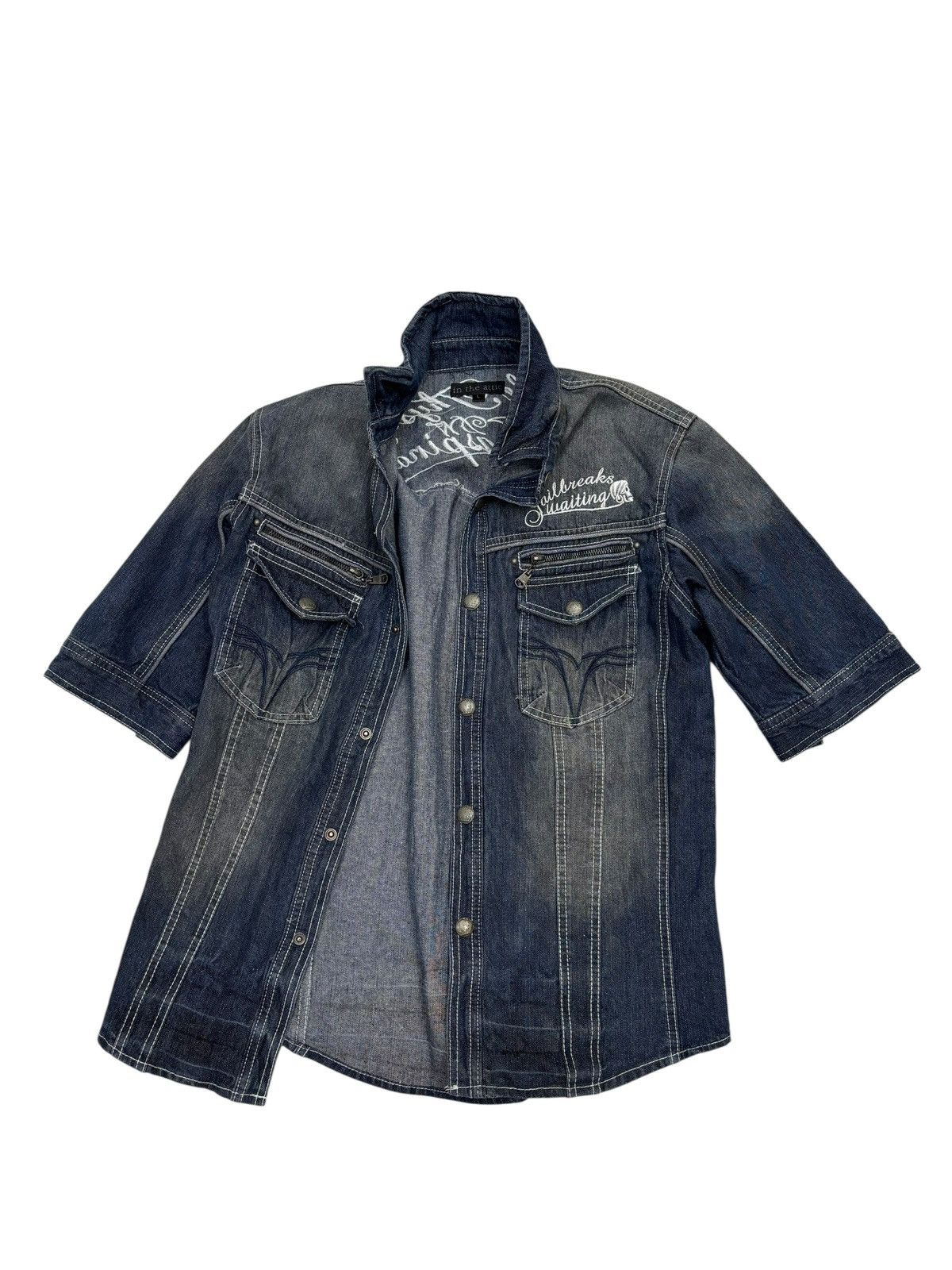 In The Attic IN THE ATTIC PUNK DENIM SHIRT Size US S / EU 44-46 / 1 - 3 Thumbnail