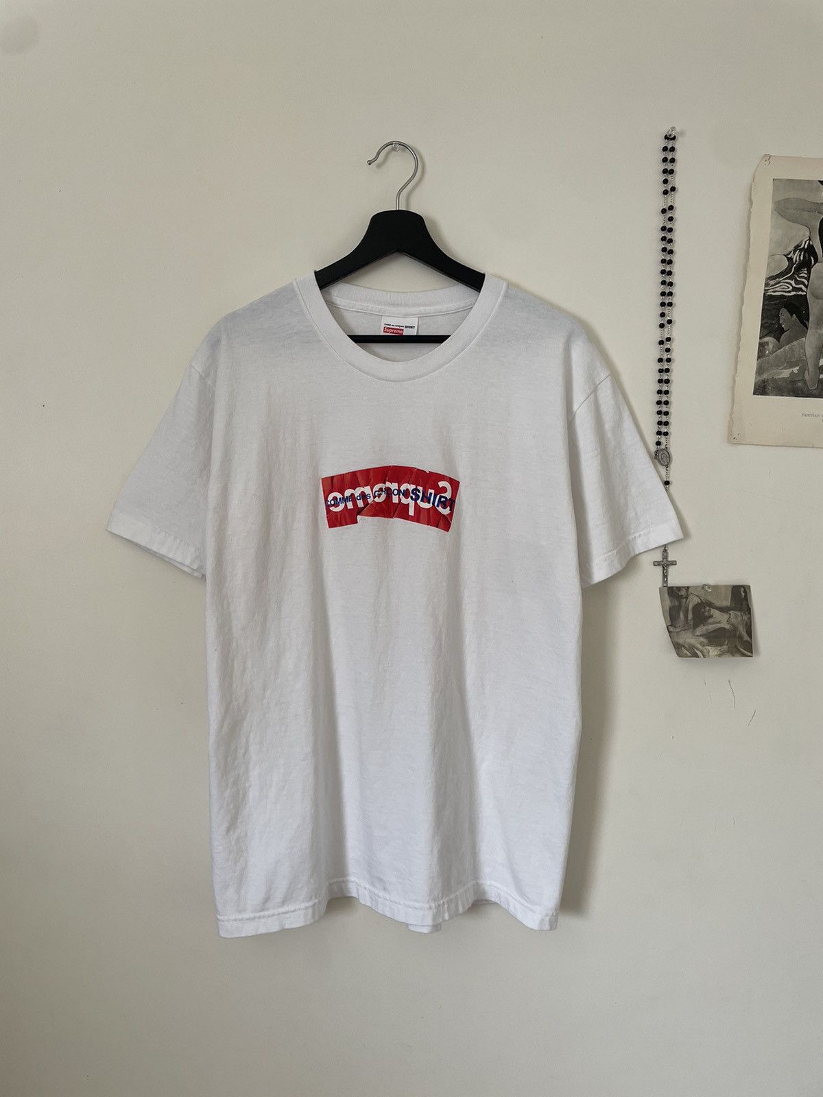 Comme des Garcons × Supreme SS17 Box Logo Tee | Grailed