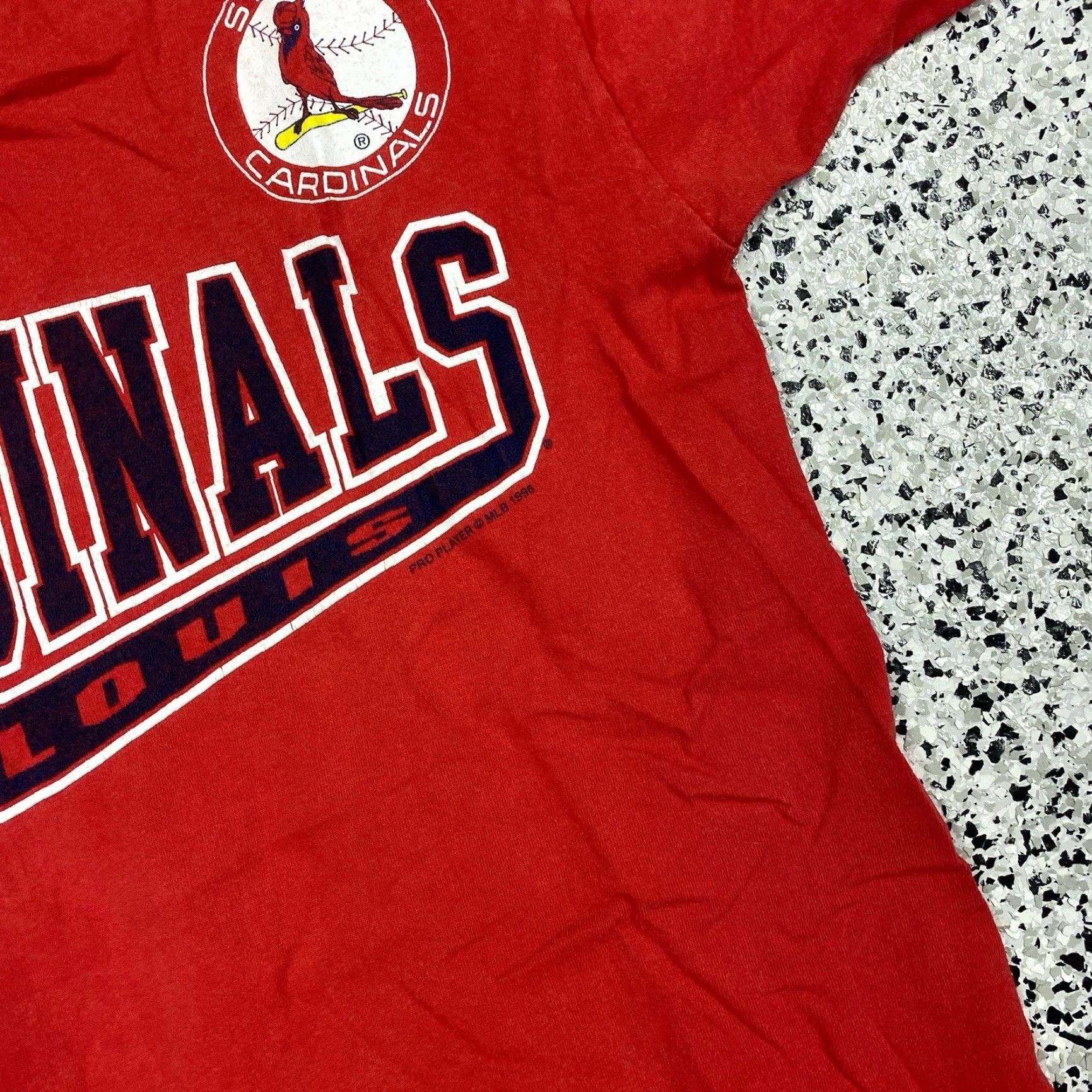 Fruit Of The Loom VINTAGE St Louis Cardinals Fruit of the Loom T-Shirt Red L Mens Graphic MLB Short Sleeve Cotton Size Large Size US L / EU 52-54 / 3 - 4 Thumbnail