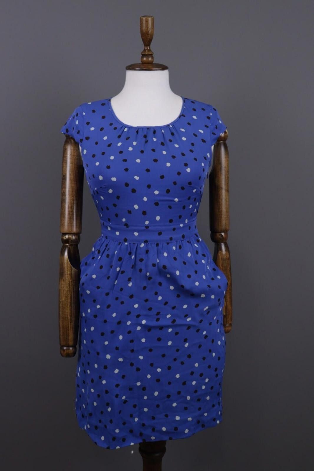 j crew blue silk dress Mac Duggal Women's Embellished High-Neck Dress - Black main image 0