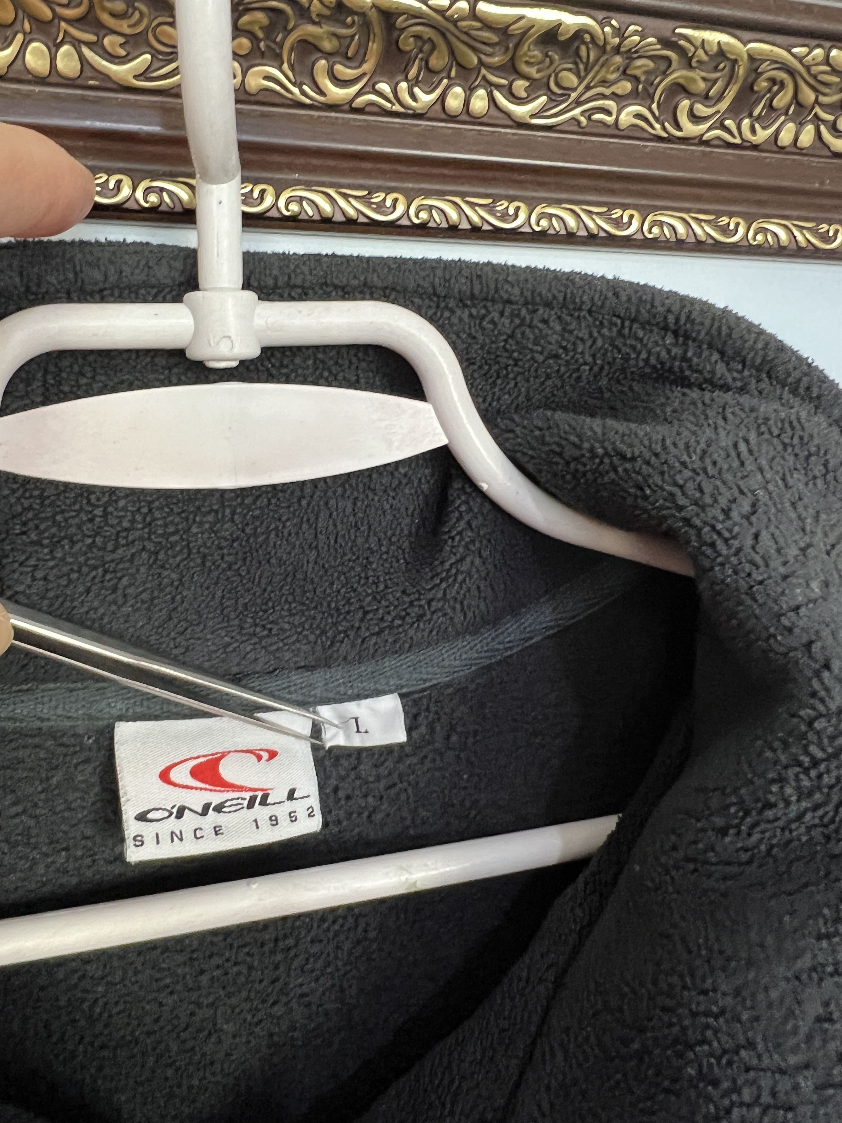 O'Neill Vintage Oneill Fleece Skater Sking Surfing Jacket 1/4 Zip Size US L / EU 52-54 / 3 - 7 Thumbnail