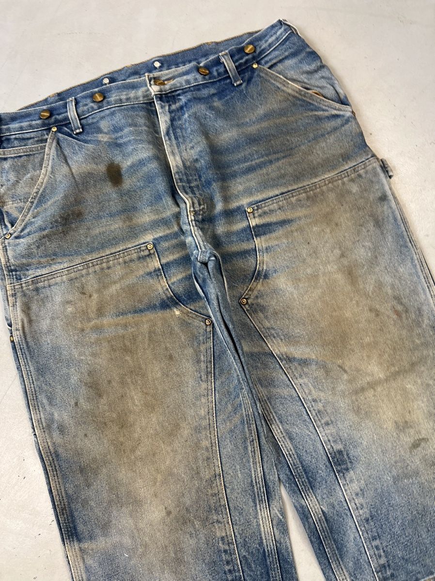 Carhartt Vintage Carhartt B136 dst double knee denim Size US 42 / EU 58 - 3 Thumbnail