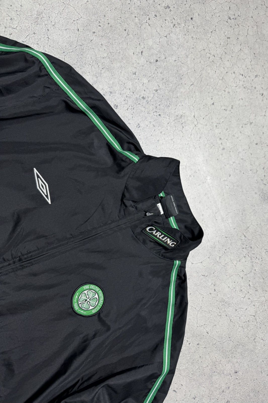 Umbro Umbro FC Celtic Vintage Nylon Football Track Jacket Soccer Size US L / EU 52-54 / 3 - 4 Thumbnail