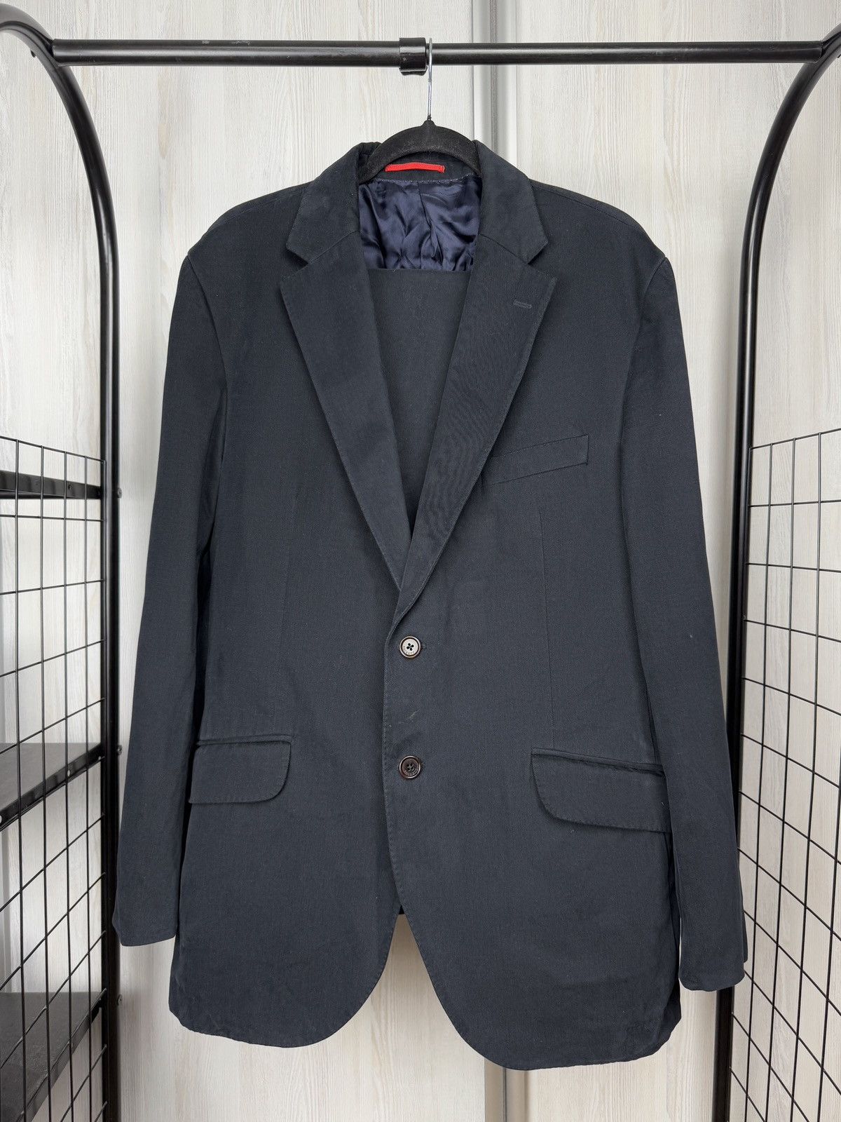 Hackett Hackett London Graphite Cotton 2 pieces suit Size 46R - 3 Thumbnail