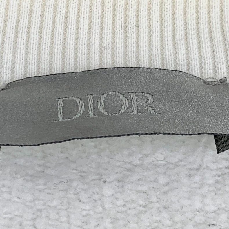 Dior Dior White Long Sleeve Embroidered Sweatshirt-2506 Size XL / US 12-14 / IT 48-50 - 6 Thumbnail