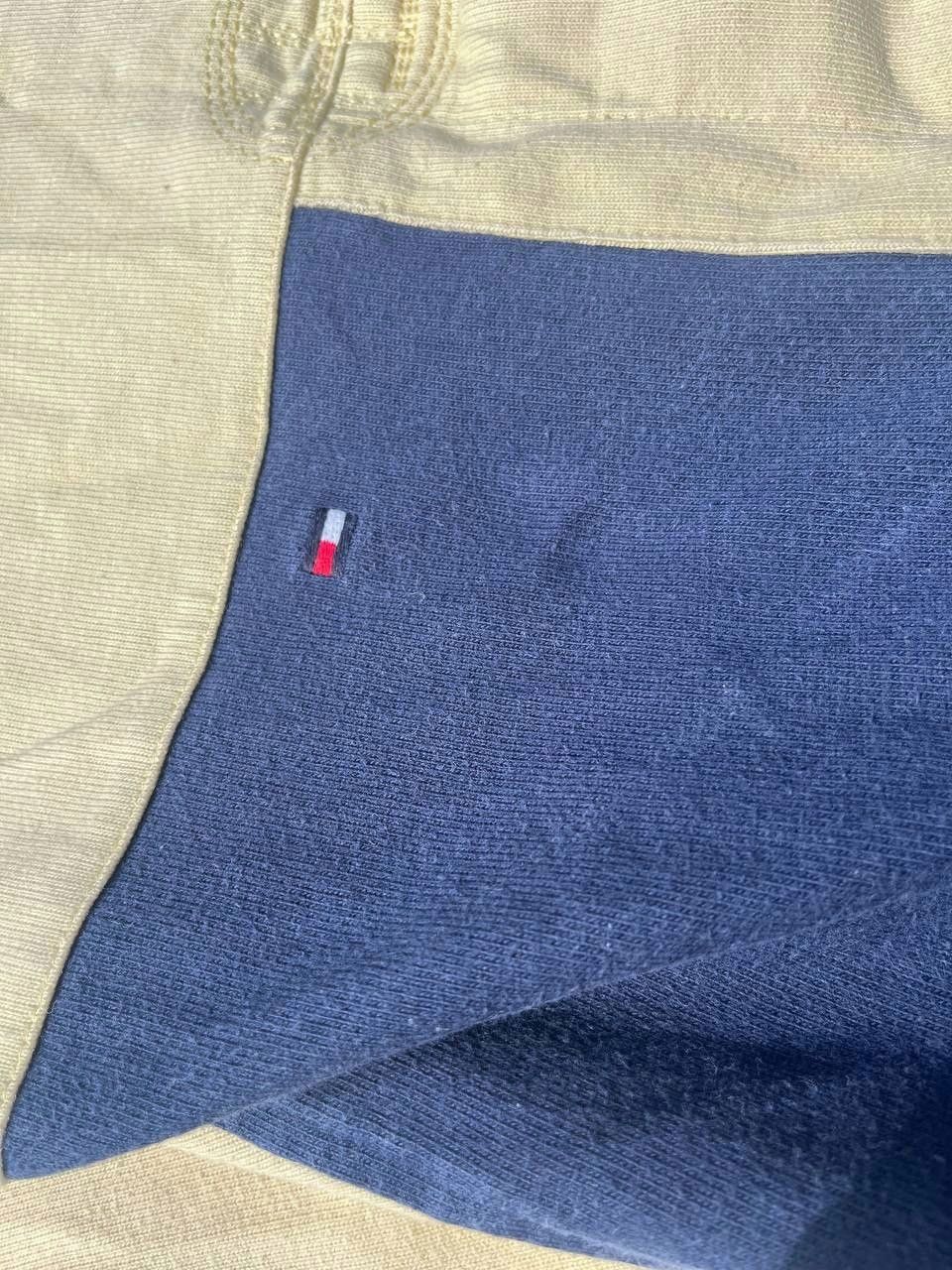 Tommy Hilfiger Tommy Hilfiger Rugby Shirt Crest 90s Navy Beige Size US L / EU 52-54 / 3 - 4 Thumbnail