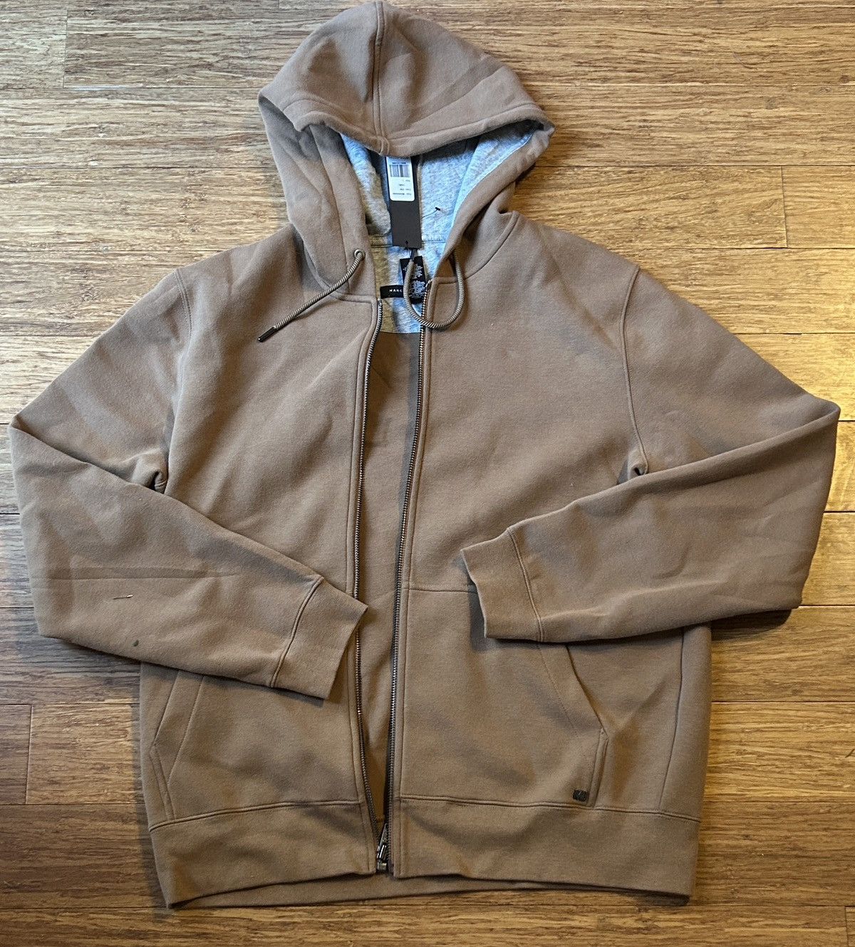Marc by Marc Jacobs Marc by Marc Jacobs Camel Zip-Up Hoodie Sweatshirt Size US L / EU 52-54 / 3 - 1 Thumbnail