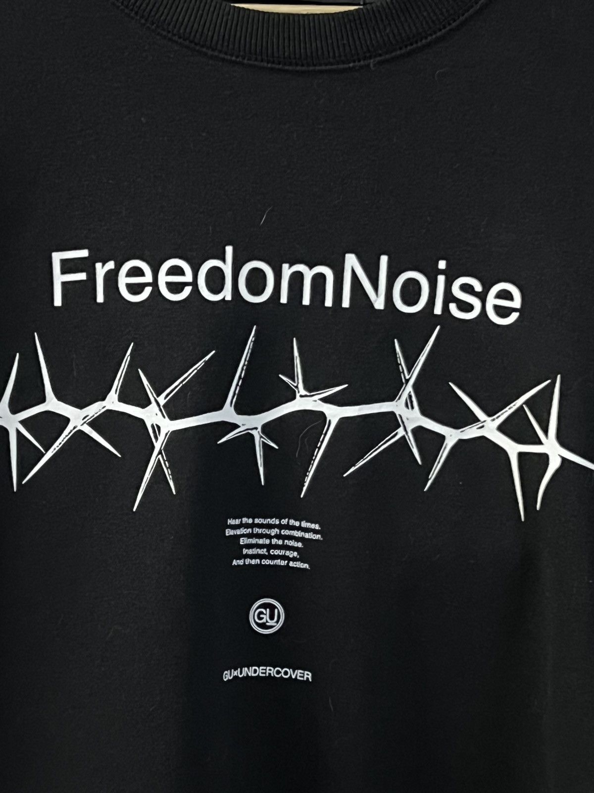 GU × Jun Takahashi × Undercover GU X UNDERCOVER FREEDOM NOICE SWEATSHIRT VERY RARE Size US XL / EU 56 / 4 - 11 Thumbnail