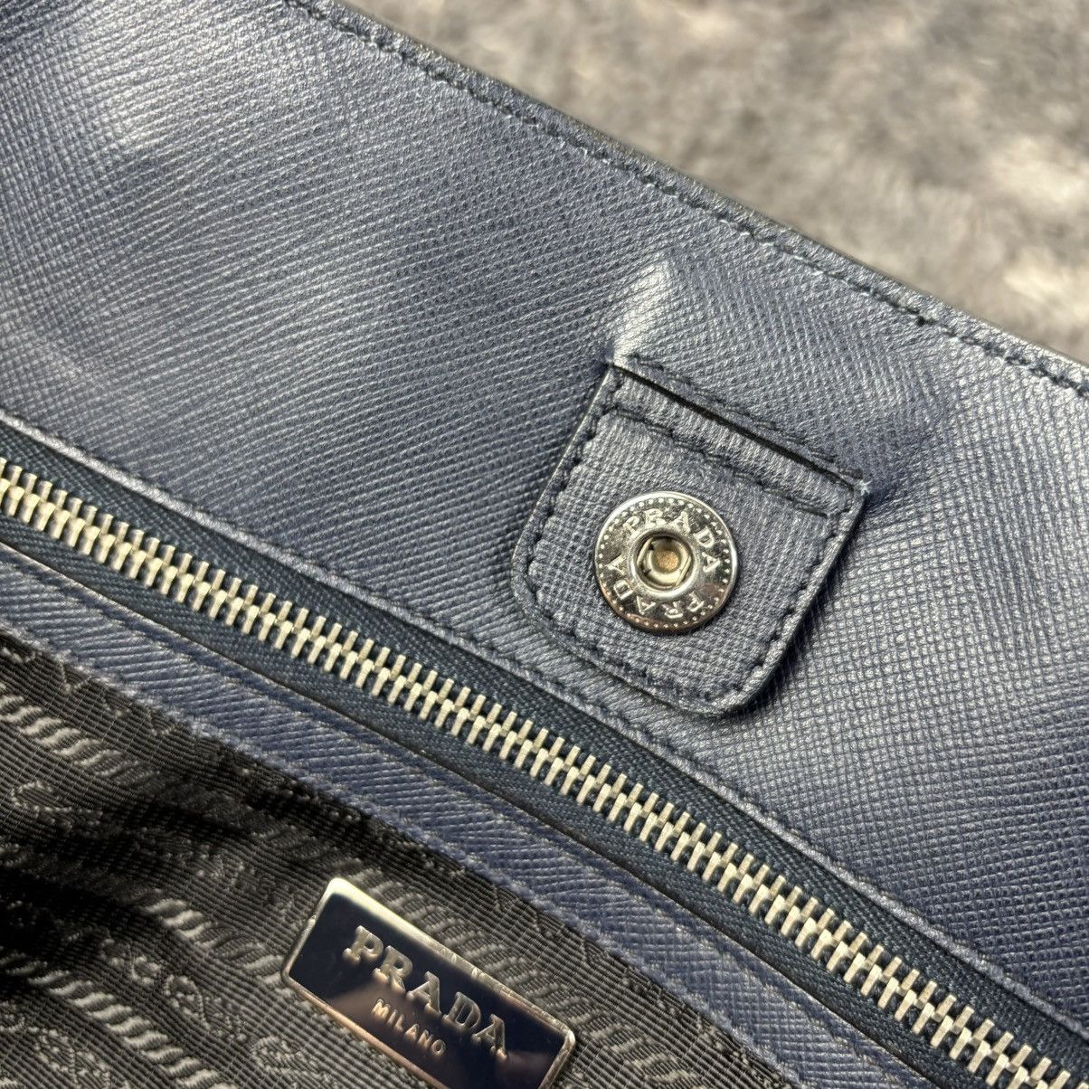 Prada Prada Navy Saffiano Sling / tote bag Size ONE SIZE - 9 Thumbnail