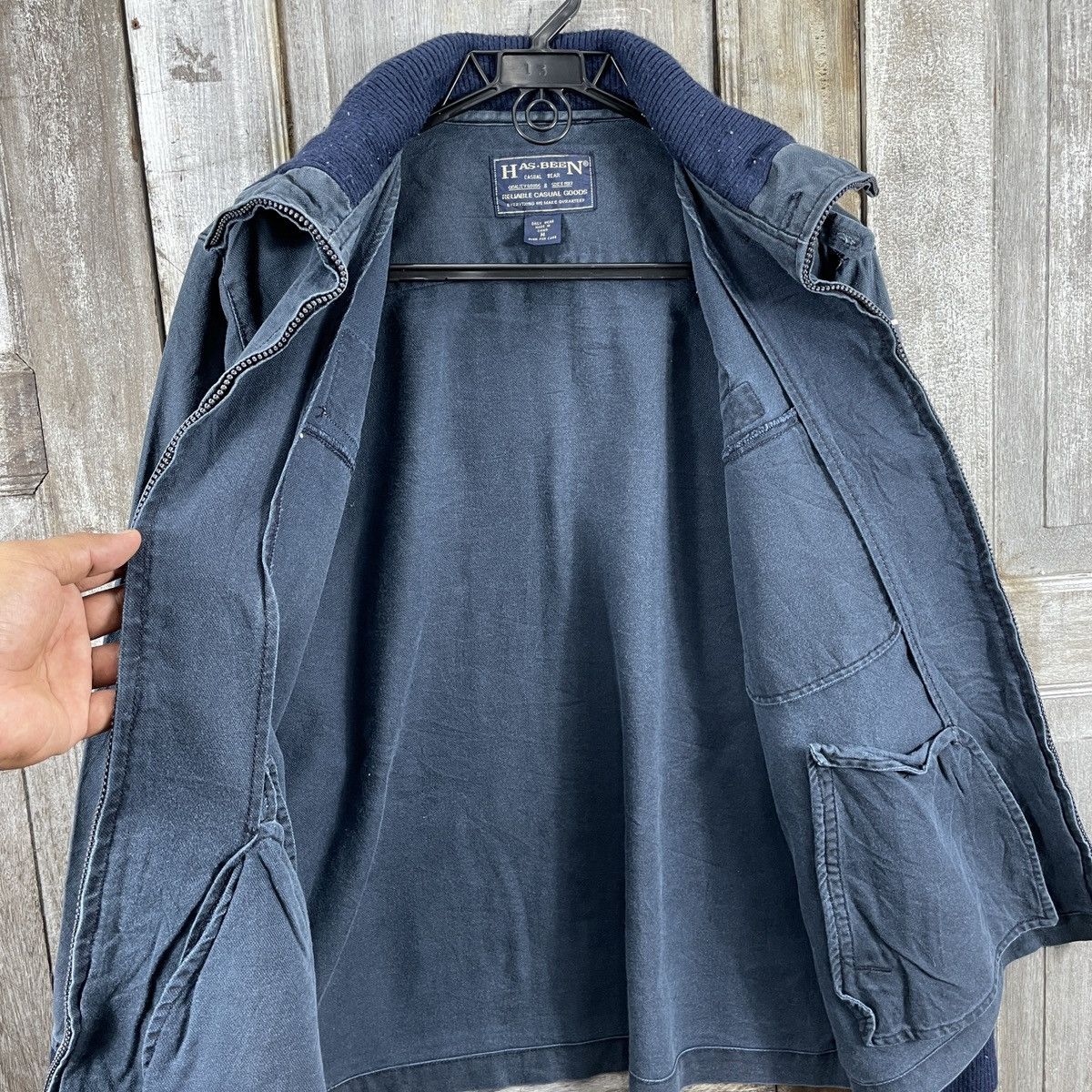 Japanese Brand × Vintage Vintage Has.Been Blue Workers Jackets Size US M / EU 48-50 / 2 - 4 Thumbnail