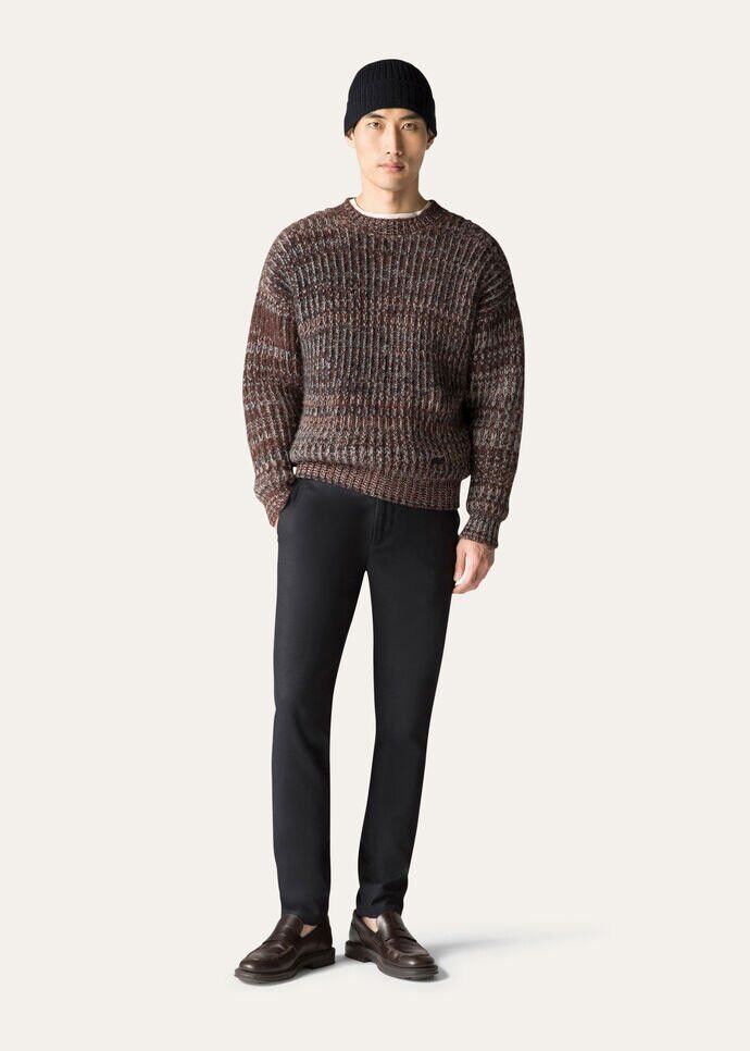 Loro Piana o1w1db10724 Glyde Crew Neck Cashmere Sweater in Multicolor Size US M / EU 48-50 / 2 - 5 Thumbnail