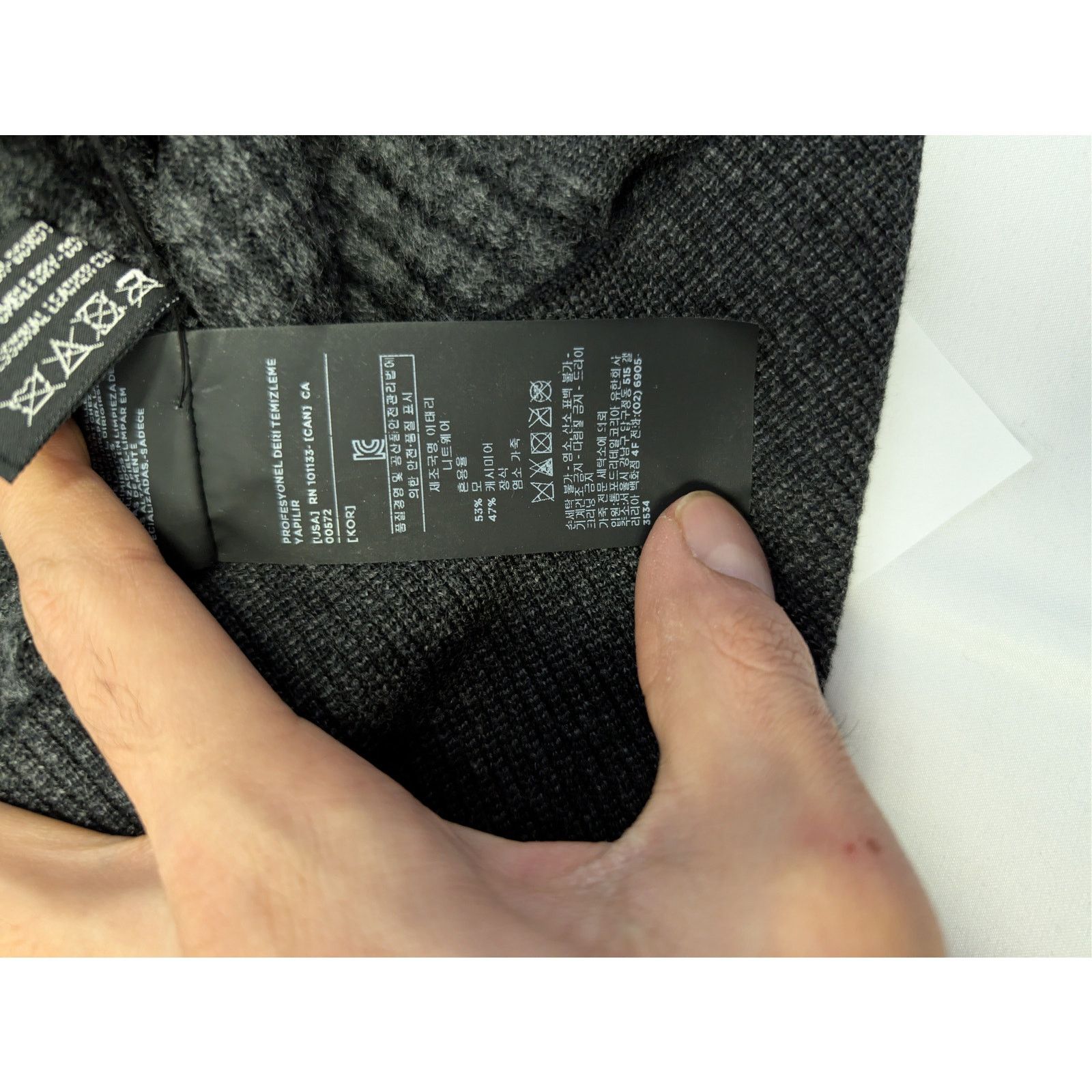 Tom Ford o1rshd1 CC20 checkered crewneck sweater in Grey Size US M / EU 48-50 / 2 - 18 Thumbnail
