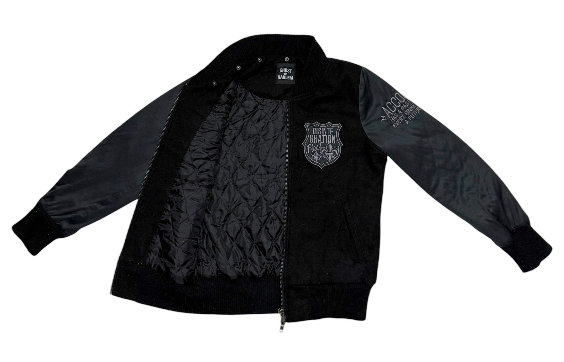 Japanese Brand Ghost Of Harlem Skull Wool Varsity Jacket Size US S / EU 44-46 / 1 - 8 Thumbnail