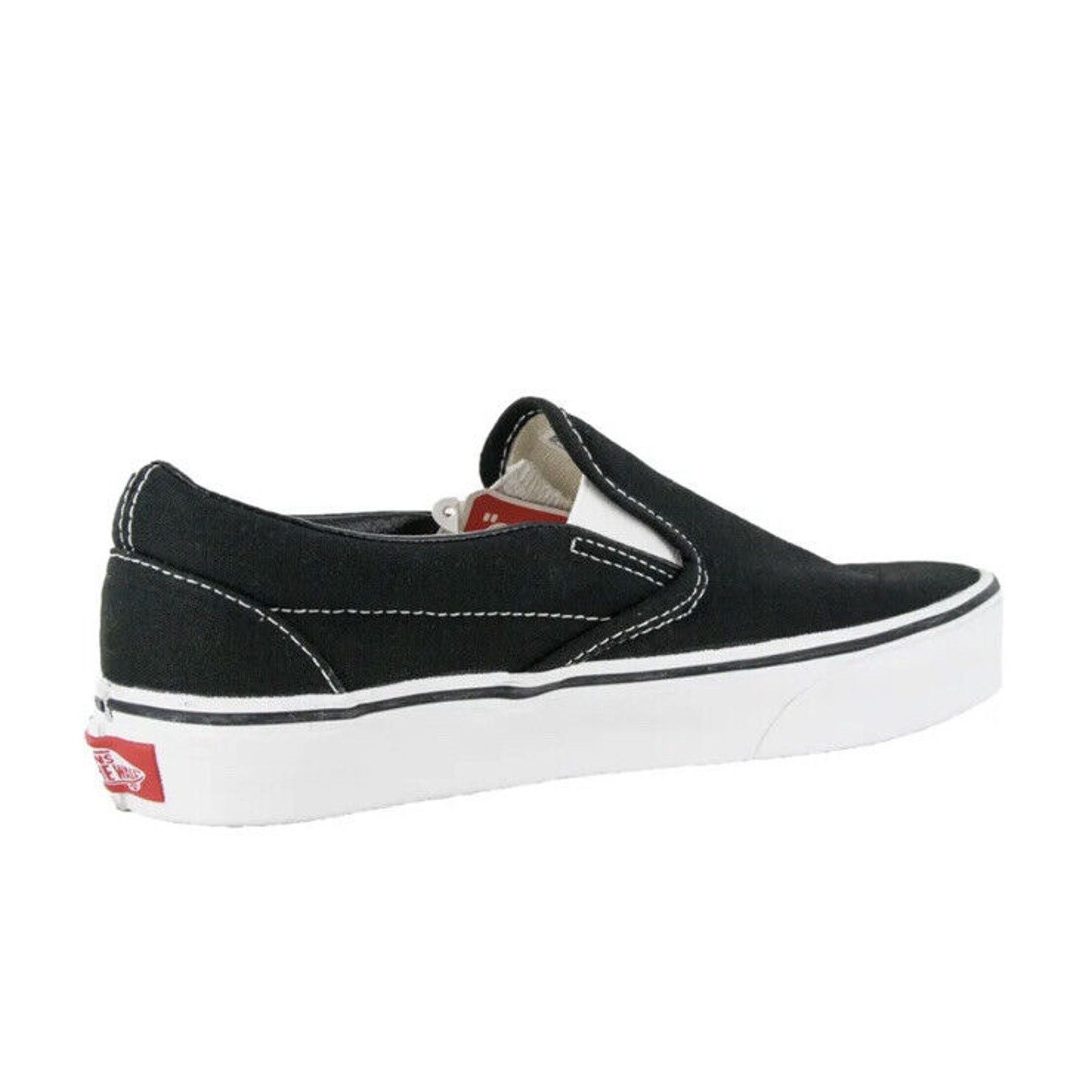Vans Vans Classic Men 8 Womens 9.5 Black Canvas Skateboard Shoes Size US 8 / EU 41 - 2 Thumbnail
