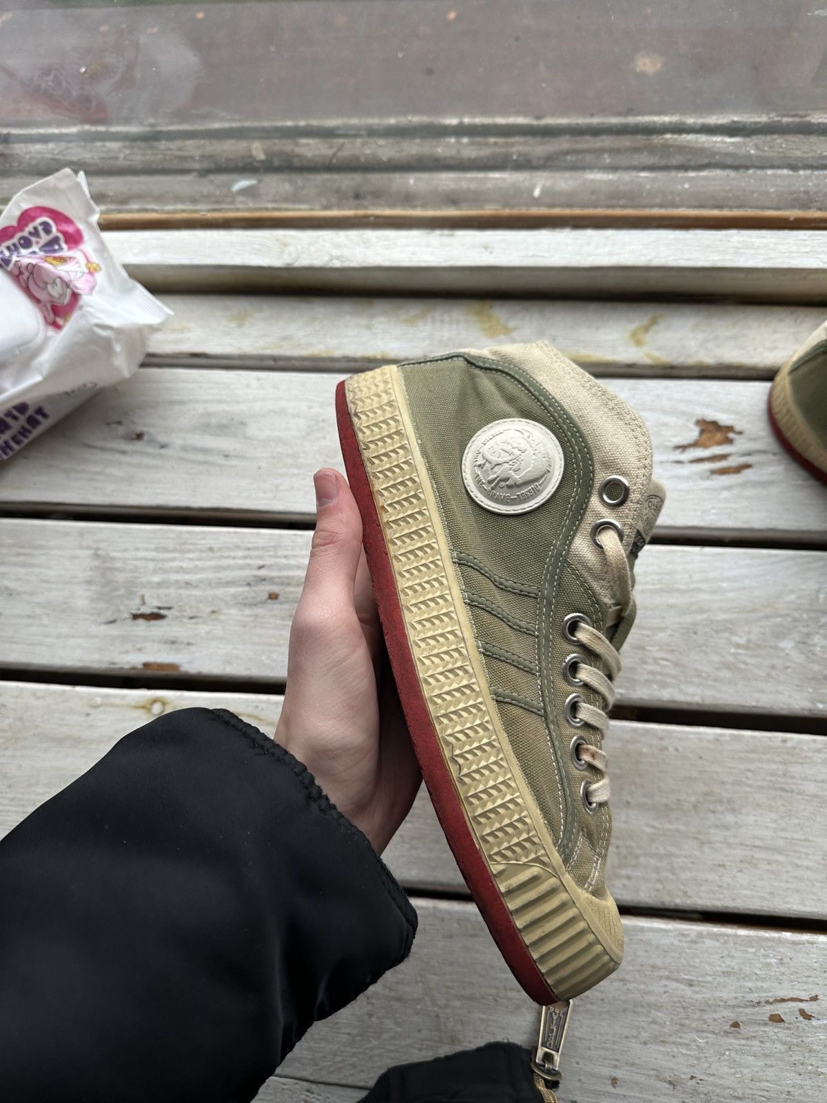 Diesel 🚨DIESEL AVANT GARDE SHOES SNEAKERS IFSIXWASNINE Size US 7 / EU 40 - 2 Thumbnail