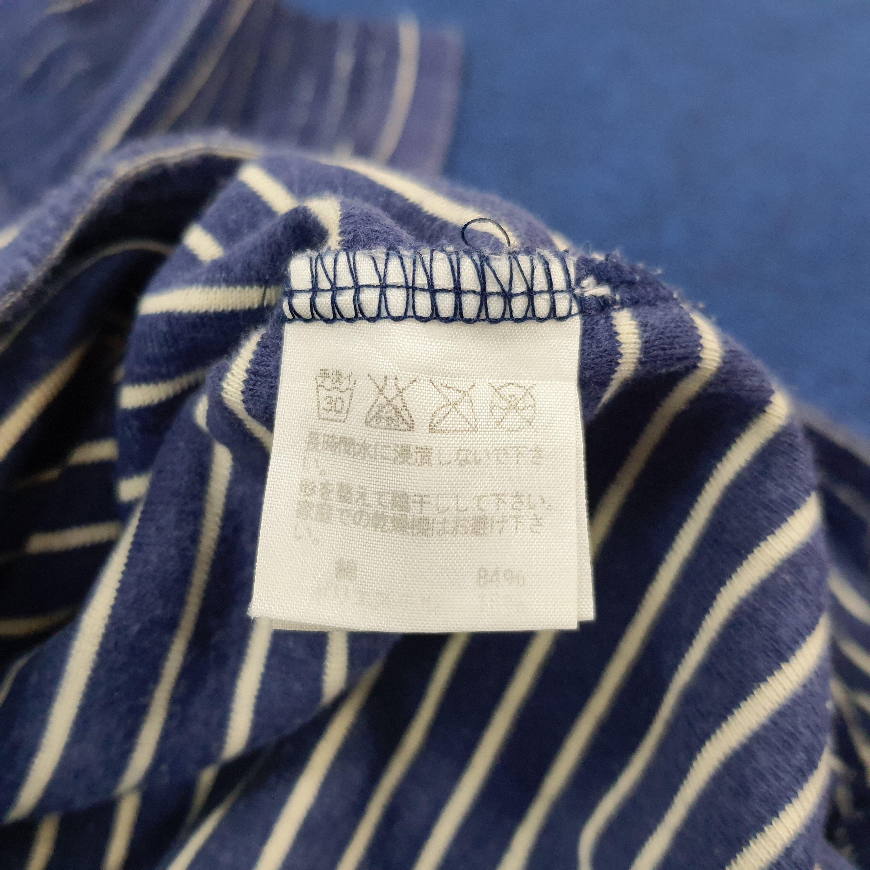 Japanese Brand × Ne-Net × Vintage Vintage Ne-Net by Issey Miyake Designer Striped Polo Shirt Size US M / EU 48-50 / 2 - 6 Thumbnail