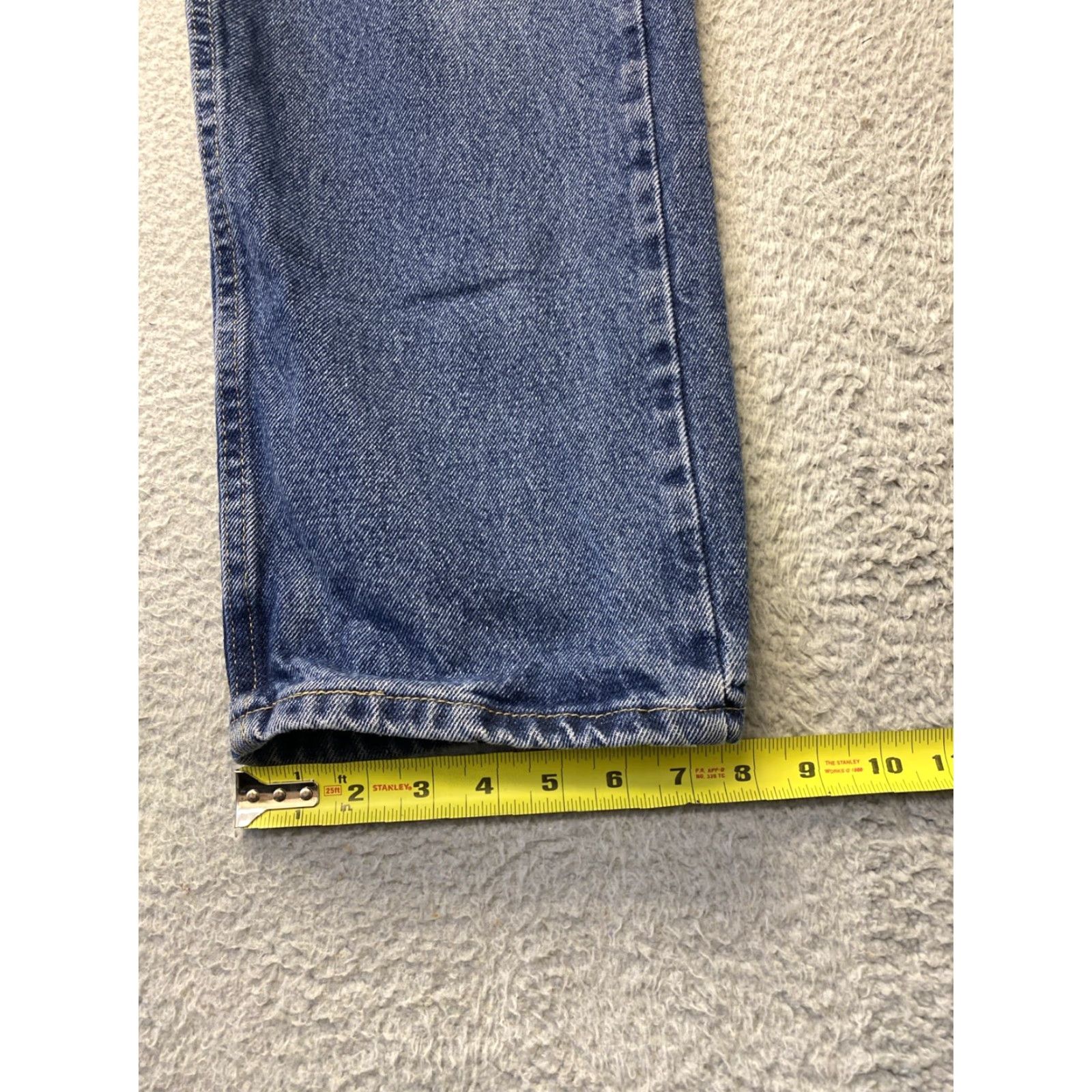 Wrangler VINTAGE Wrangler Jeans Mens 32x29 Straight Leg Denim 5-Pocket Zip Blue Cotton Workwear Classic Mens Size US 32 / EU 48 - 6 Thumbnail