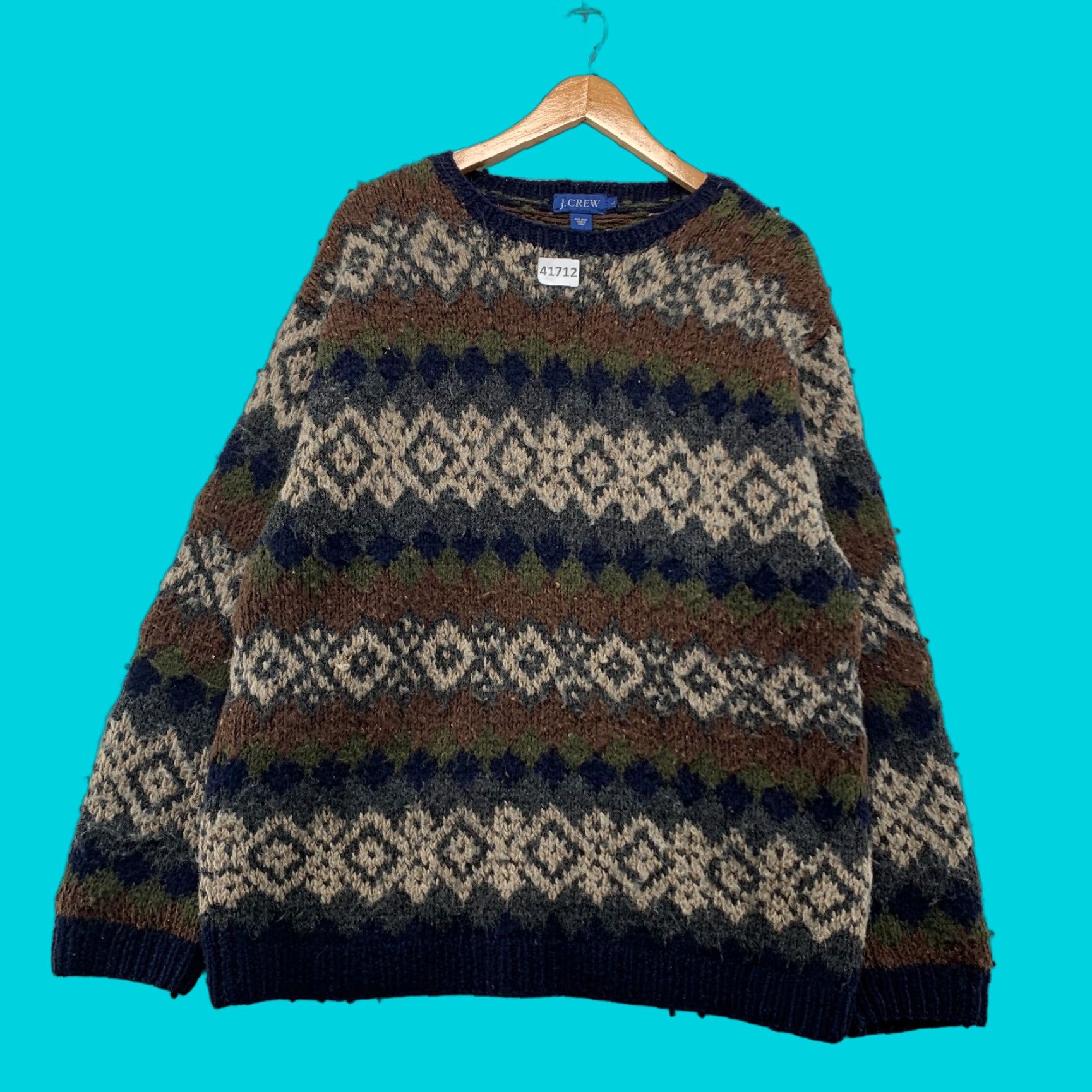 J.Crew VINTAGE J.CREW Wool Knit Sweater Men