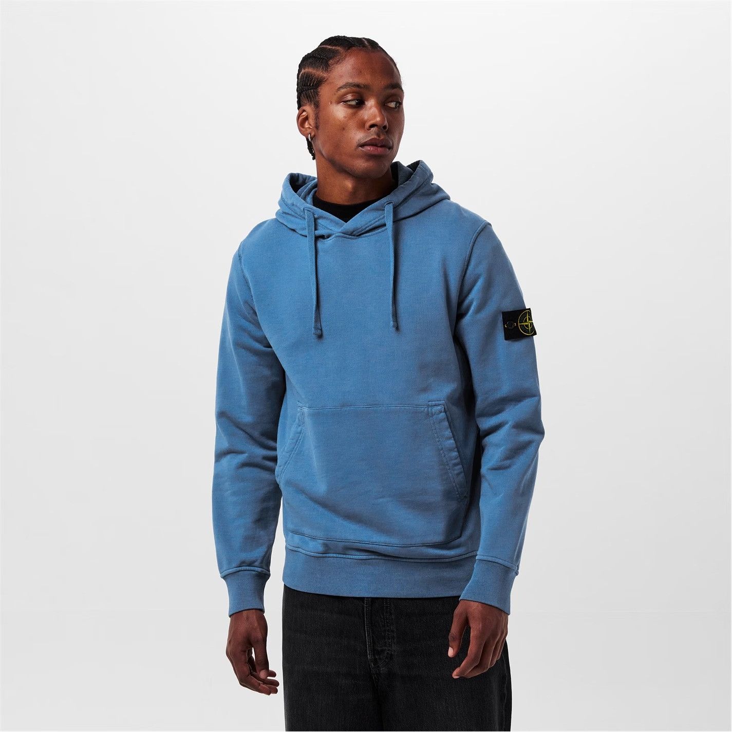 Stone Island o1g2r1mq0526 Heavyweight Fleece Hoodie in Blue Size US S / EU 44-46 / 1 - 3 Thumbnail