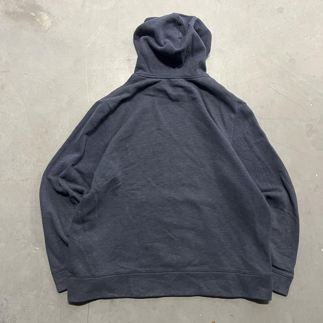 Vintage Vintage Y2K/2000s Blank Navy Blue Pullover Hoodie! Size US XL / EU 56 / 4 - 2 Thumbnail