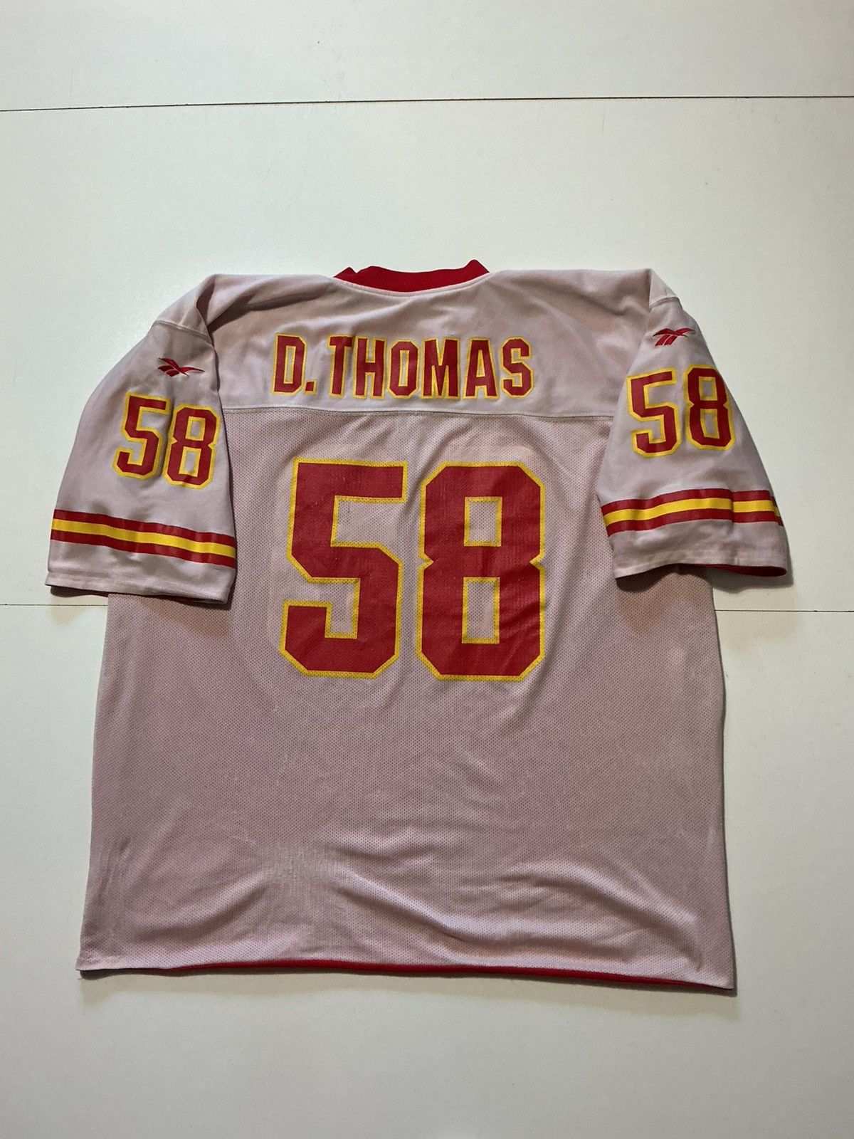 Reebok Reebok Kansas City Chiefs Derrick Thomas NFL Football Jersey Size US XXL / EU 58 / 5 - 4 Thumbnail