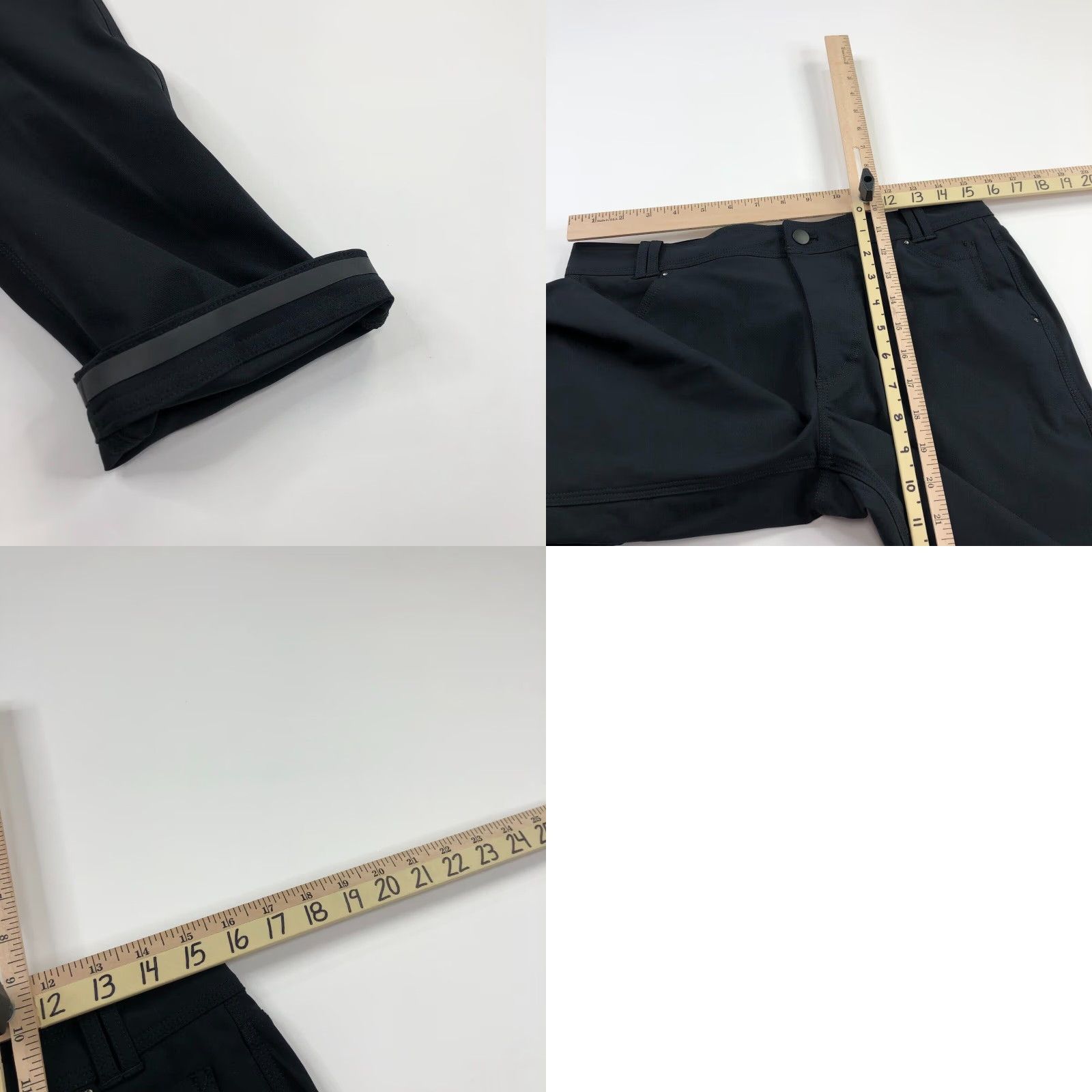 Lululemon Lululemon City Sleek Pants Mid Rise Black MINT Regular 31 in W 30 in L Nylon Polyester Spandex Pockets Women Modern Casual Pants Size 32" / US 10 / IT 46 - 8 Thumbnail