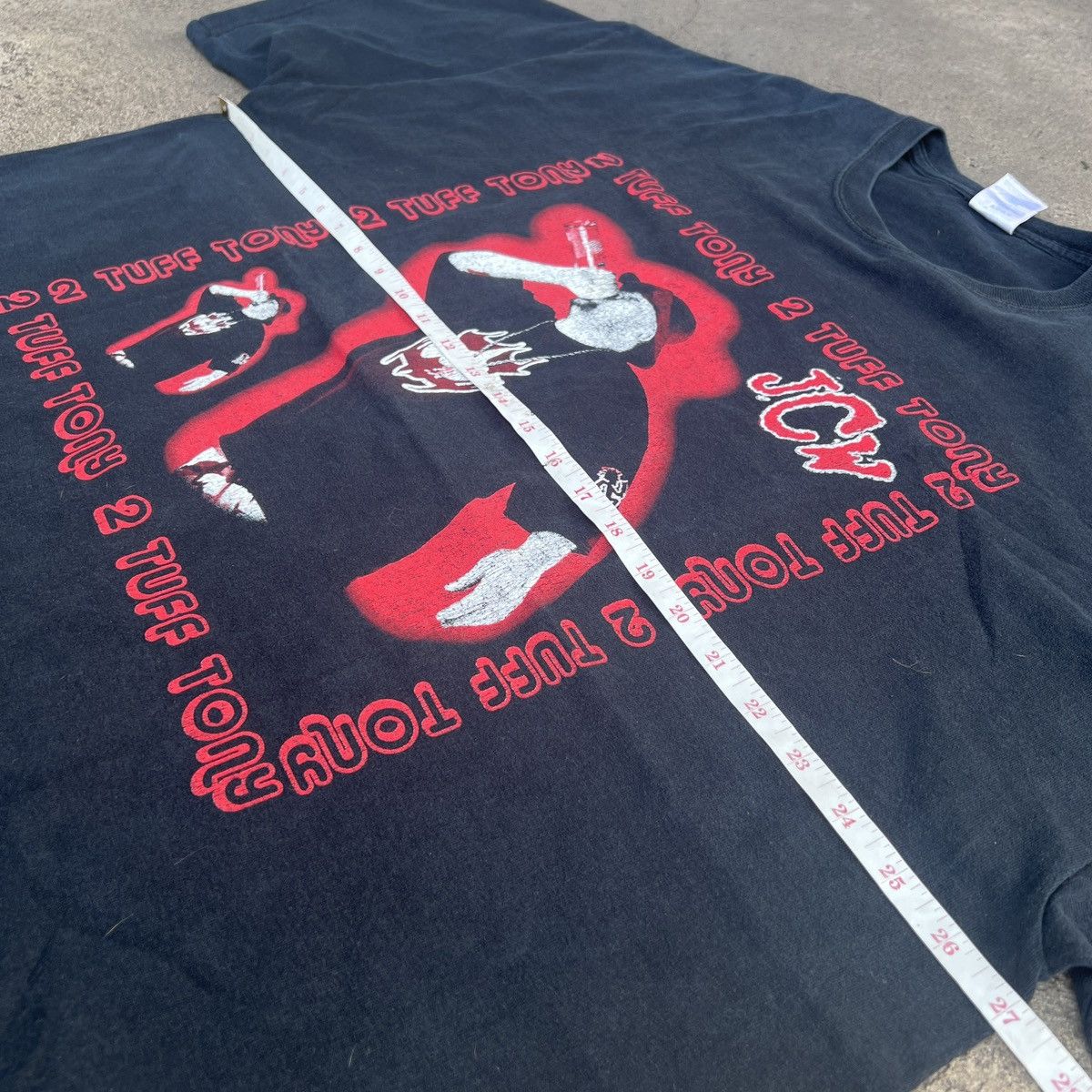 Rap Tees Vintage Y2K 2 Tuff Tony JCW Wrestling Tee 3XL Oversized Size US XXL / EU 58 / 5 - 11 Thumbnail