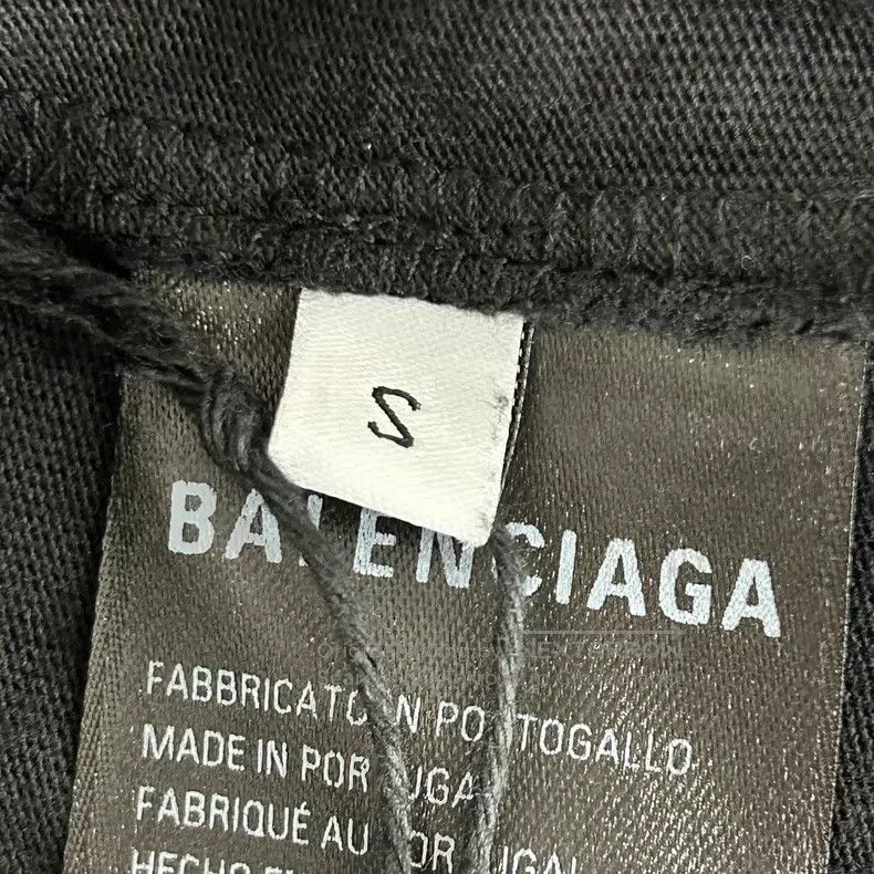 Balenciaga Balenciaga Logo Printed Black T-Shirt Size US S / EU 44-46 / 1 - 6 Thumbnail
