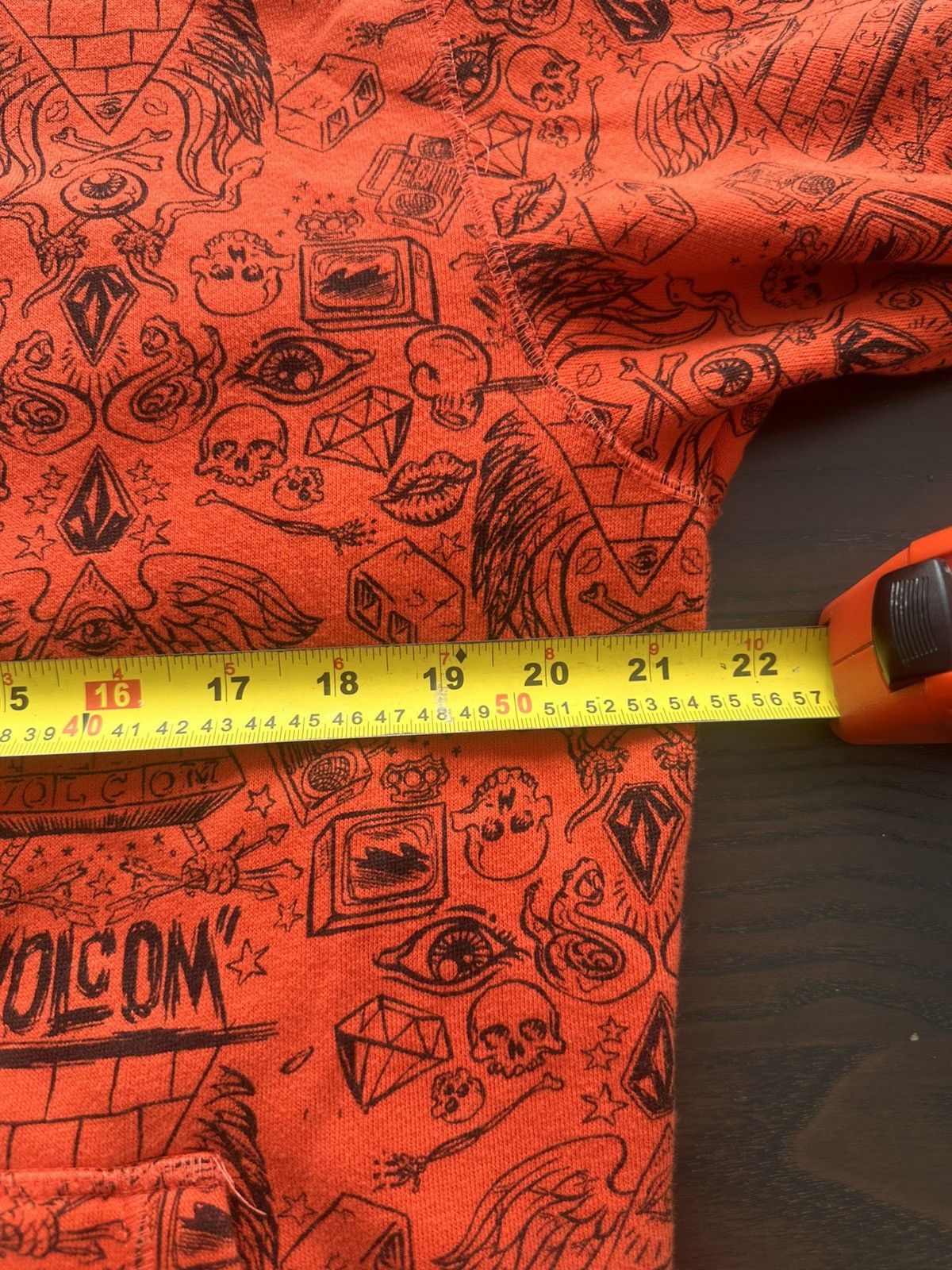 Volcom Rare Ryan Sheckler x Volcom Full Zip Orange Monster Hoodie Size US L / EU 52-54 / 3 - 10 Thumbnail