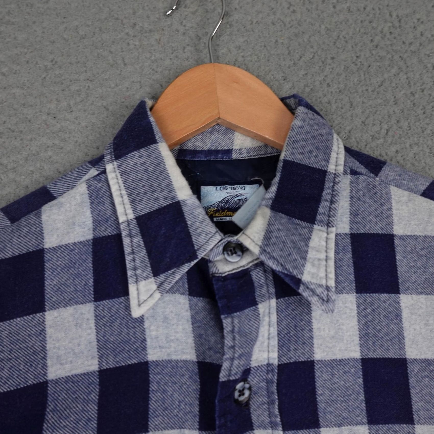 Vintage VINTAGE Fieldmaster Shirt Jacket Mens L Blue Plaid Quilted Shacket 90s Size US L / EU 52-54 / 3 - 6 Thumbnail