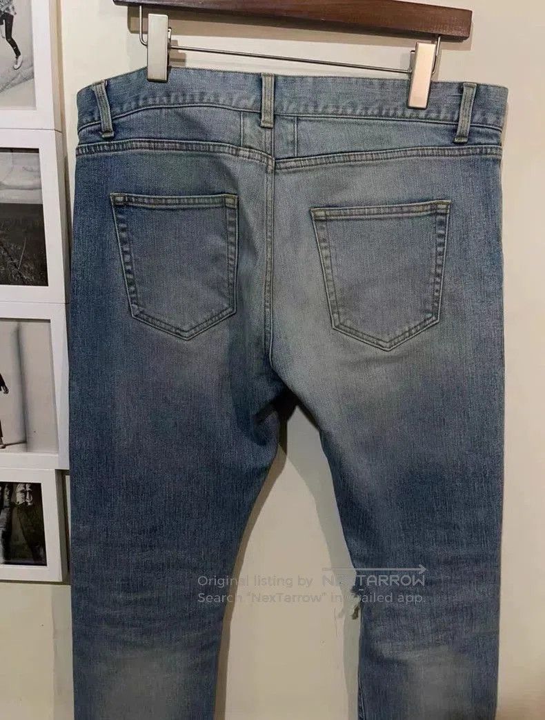 Saint Laurent Paris Saint Laurent Distressed Denim Jeans. Size US 33 - 7 Thumbnail