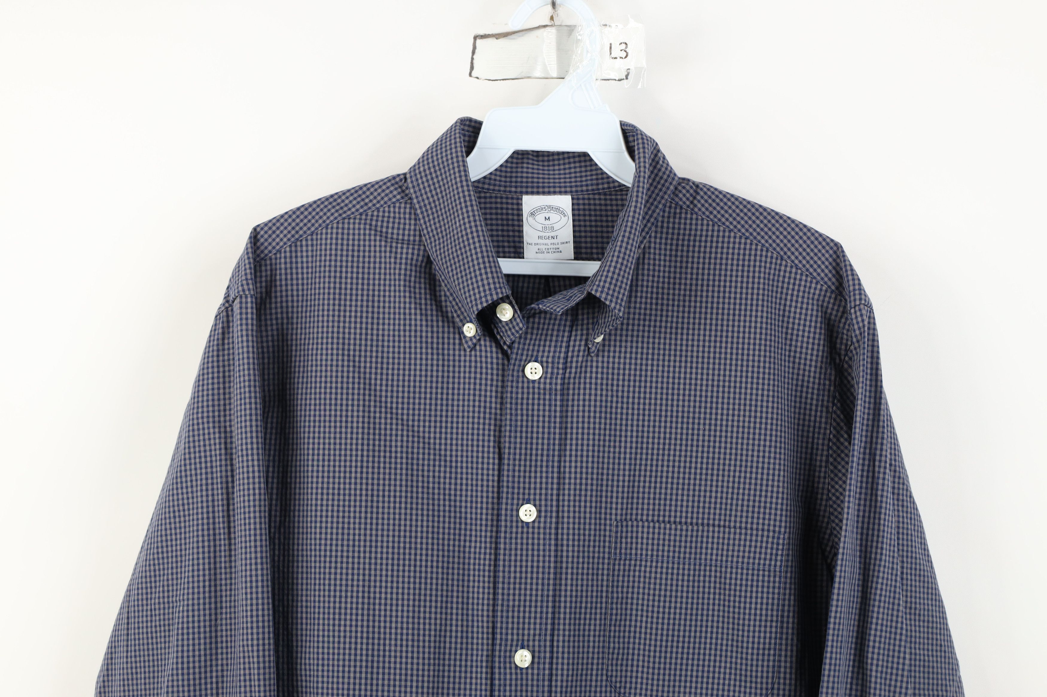 Brooks Brothers Vintage Brooks Brothers Regent Button Down Shirt Plaid Size US M / EU 48-50 / 2 - 2 Thumbnail