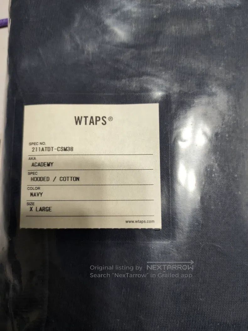 Wtaps Wtaps Blue hoodie Size US XL / EU 56 / 4 - 9 Thumbnail